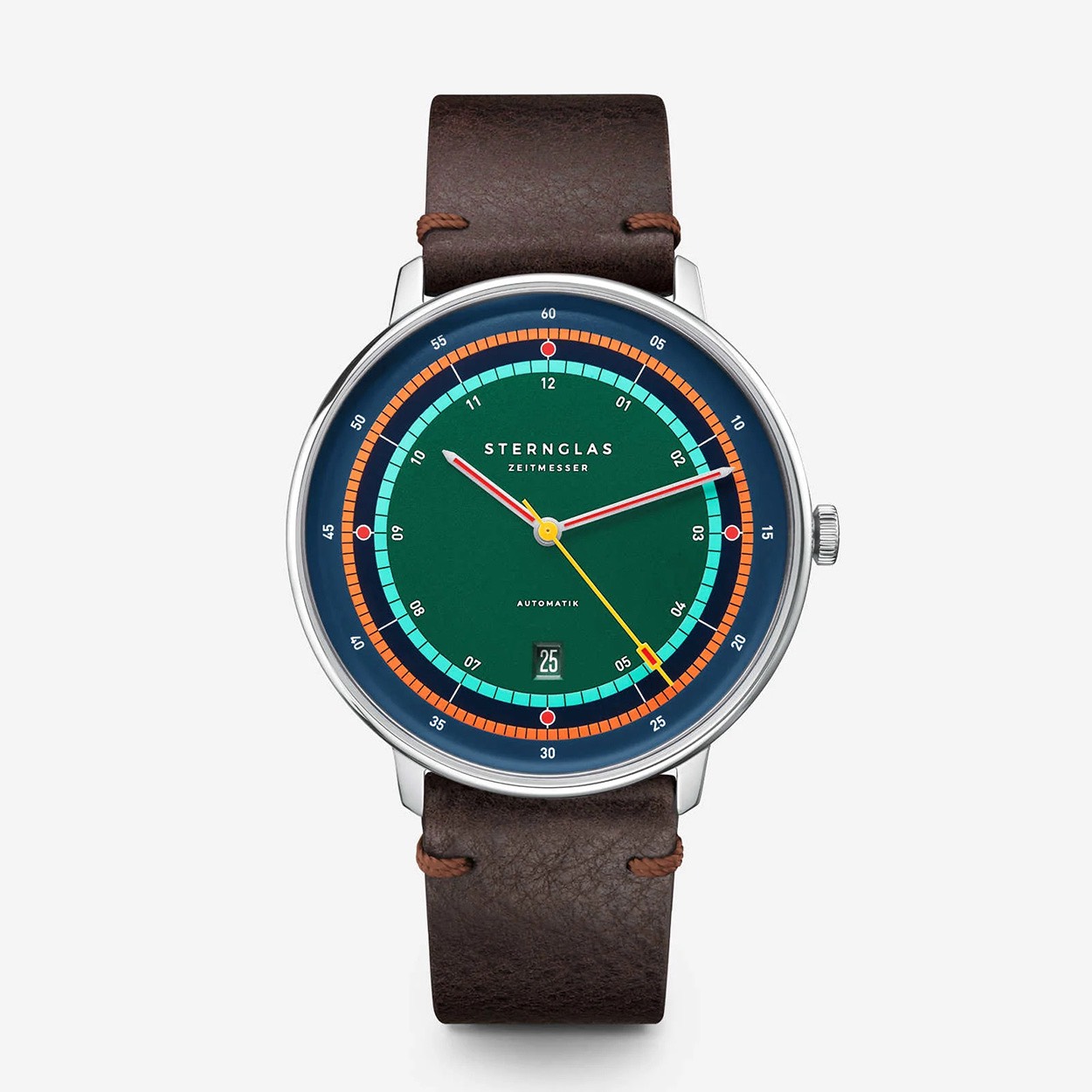 Van 13-11-24 t/m 2-12-24 BLACK FRIDAY korting (tot 33%) op alle Sternglas horloges!

Sternglas LIMITED automaat horloge model Hamburg.