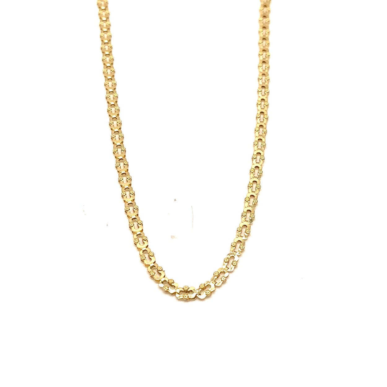 14k gouden collier, Rijk collectie ''8''. /585