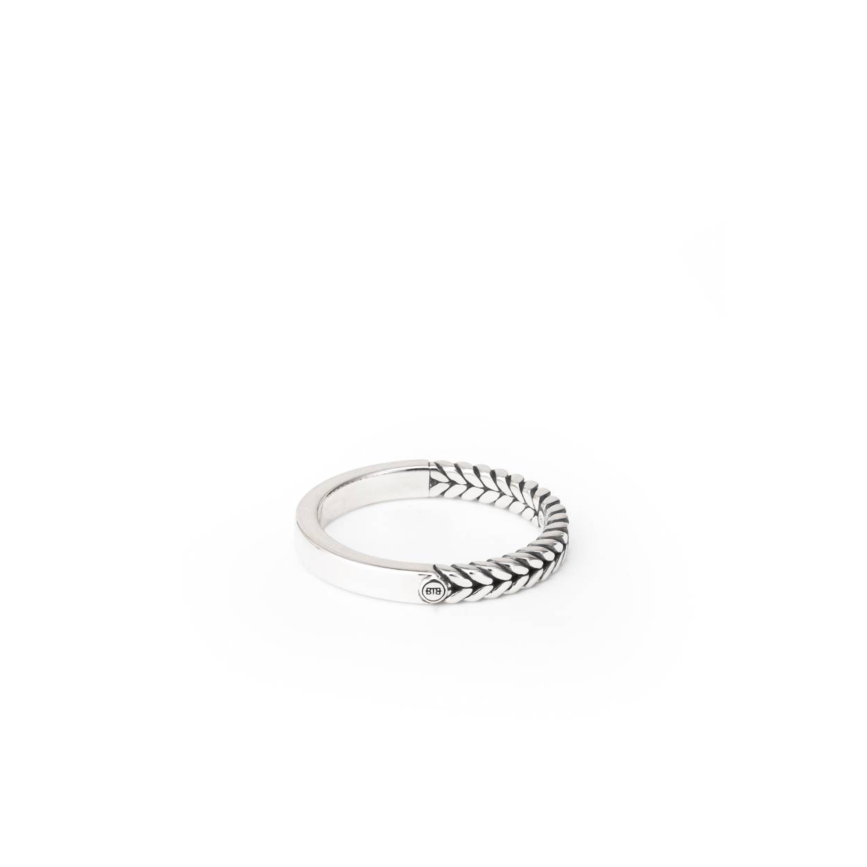 Barbara Mini Dual Ring Silver