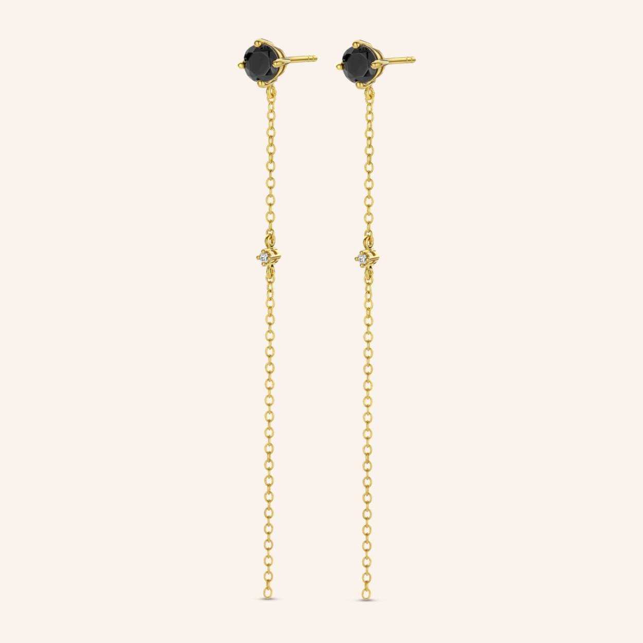 onyx zilver gold plated 0.006ct brilj