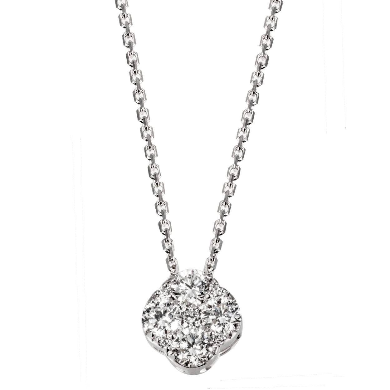Collier briljant WG 45cm