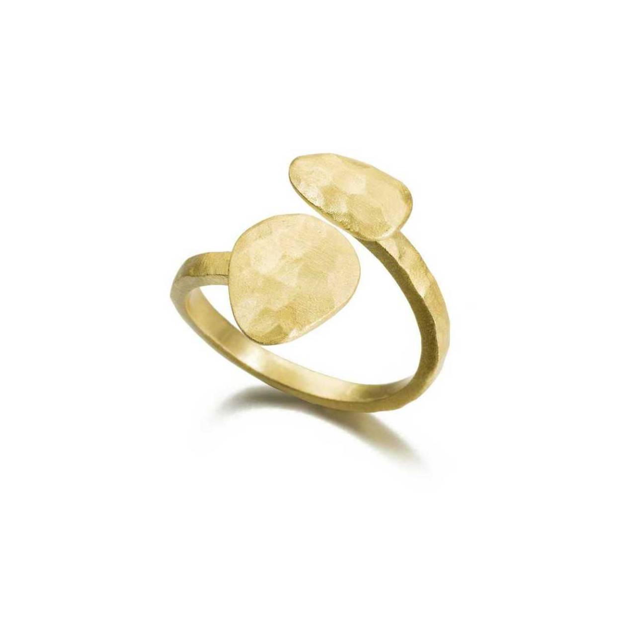 Jorge Revilla zilveren vergulde ring