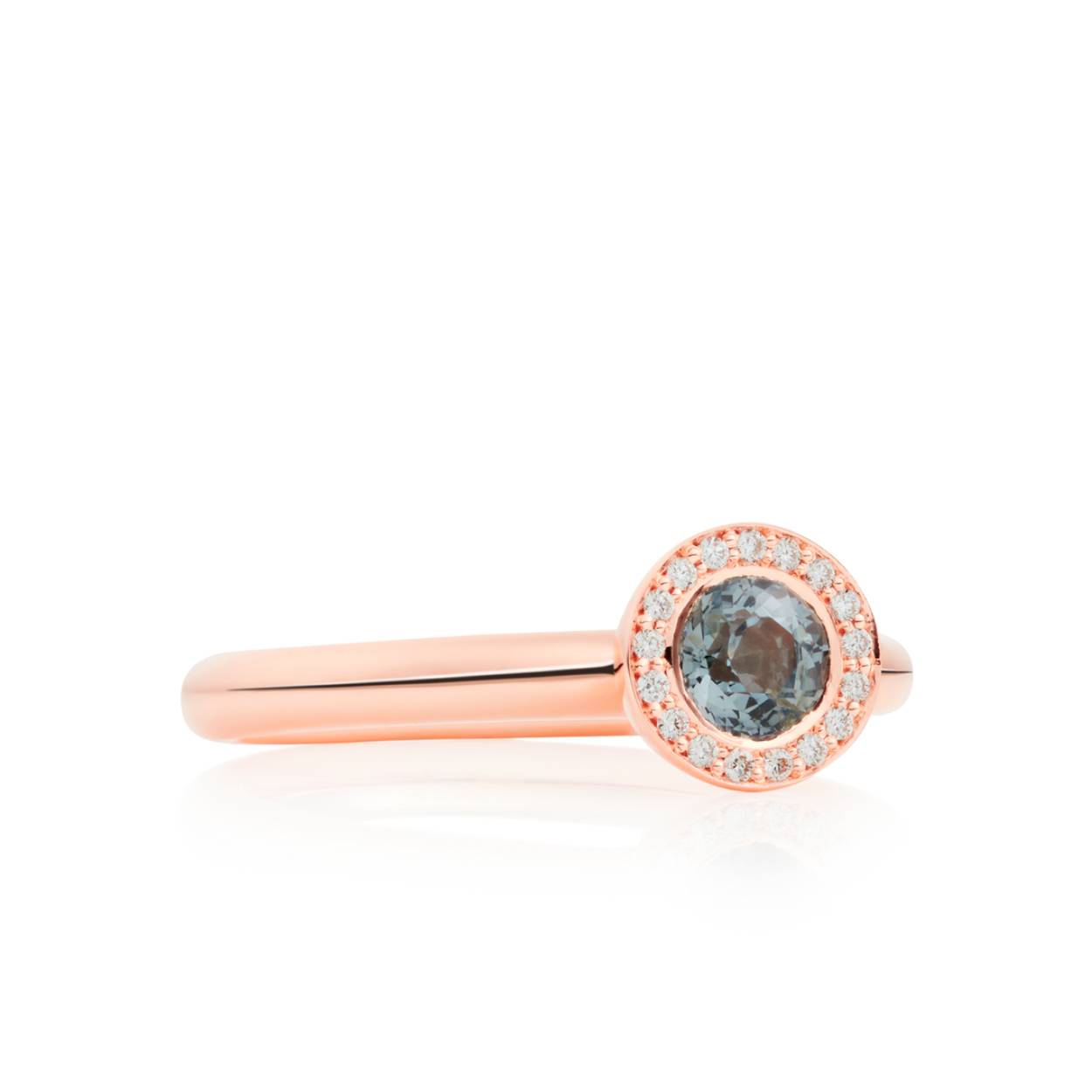 18krt rosegoud Spinel en briljant