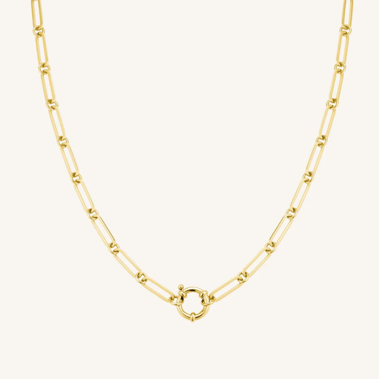 Rosefield Chunky Chain Necklace Gold JNRRG-J614
