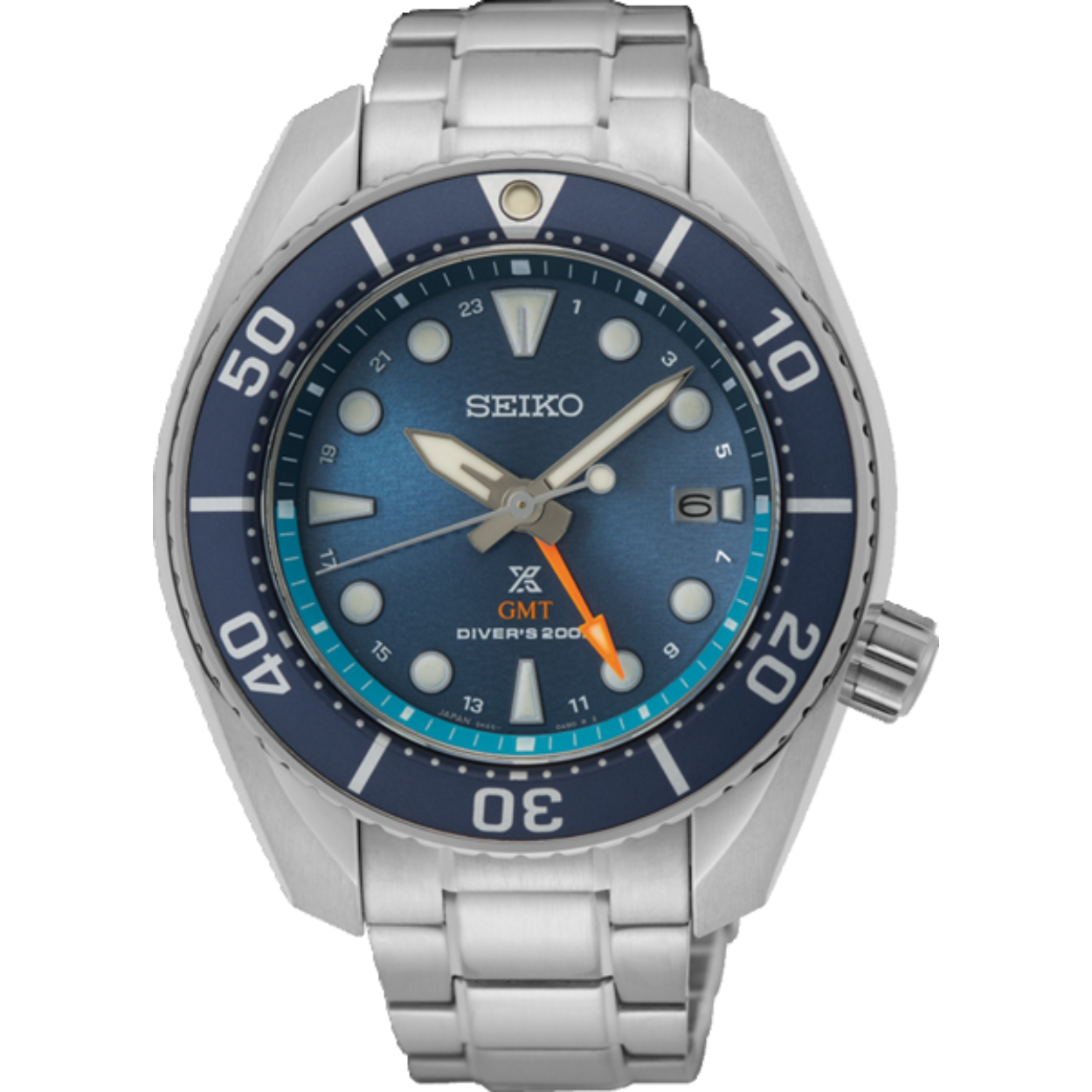 SEIKO SFK001J1 PROSPEX SOLAR GMT SS
