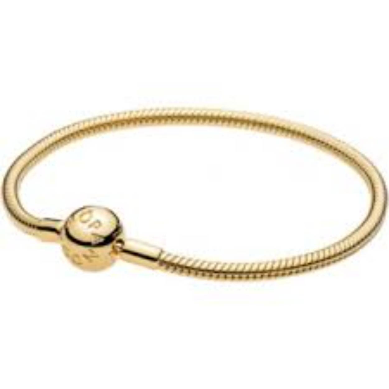 Moments snake chain-armband, 14k gold plated