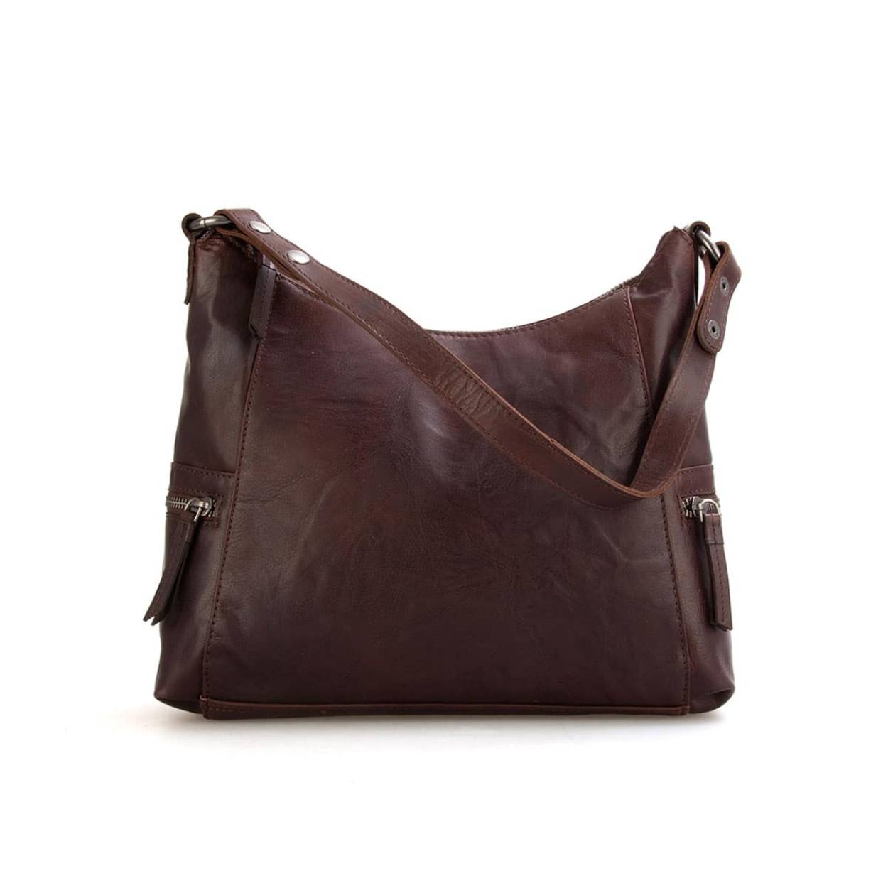 Een nonchalante, toch stoere schoudertas met meer dan genoeg ruimte voor al jouw dagelijkse benodigdheden. Er zit een extra afneembare lange band bij, dus de tas is ook als crossover te dragen.
Kleur: donker bruin
Afmetingen: 32 x 8 x 26 cm
Materiaal: bronco leer
Exterieur: 2 zijvakjes met rits, achtervak met rits, hoofdvak met rits
Interieur: ritsvakje, 2 insteekvakjes, 2 pennenlusjes
Hengsels en banden: afneembare schouderband, afneembare lange band
Garantie: 2 jaar