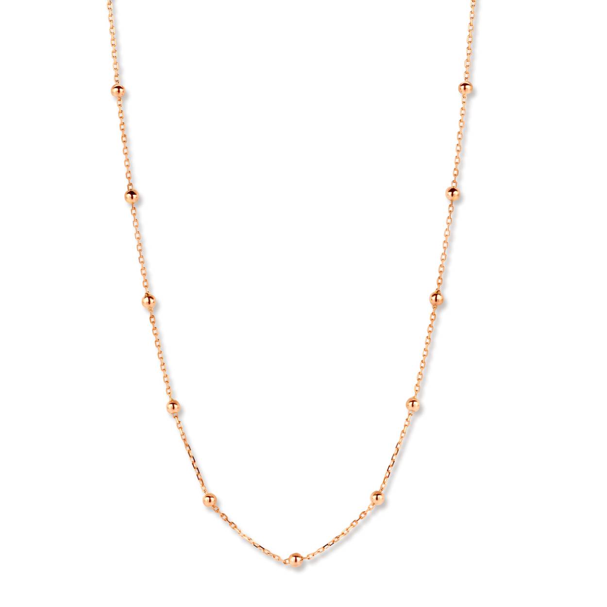Naiomy Gold Collier rosé goud 18k 42cm