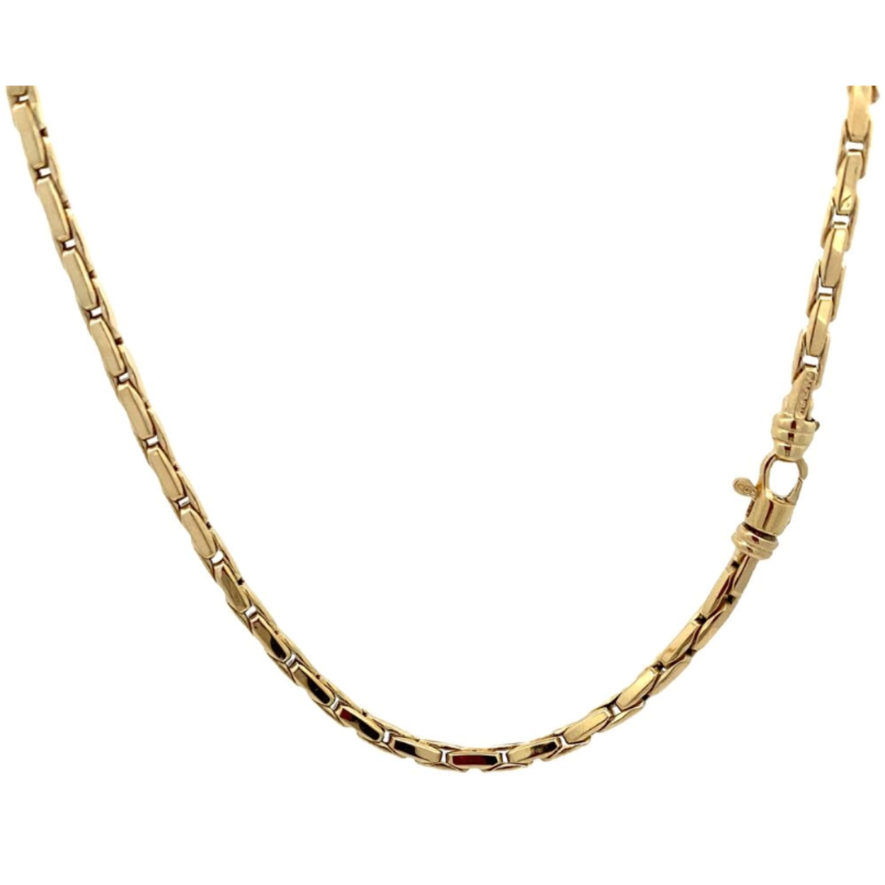 Prachtig 14krt gouden fantasiecollier van het merk Monzario. De lengte is 45cm. 

Referentienummer: 1293CGEEL

Tevens bijpassende armband leverbaar .