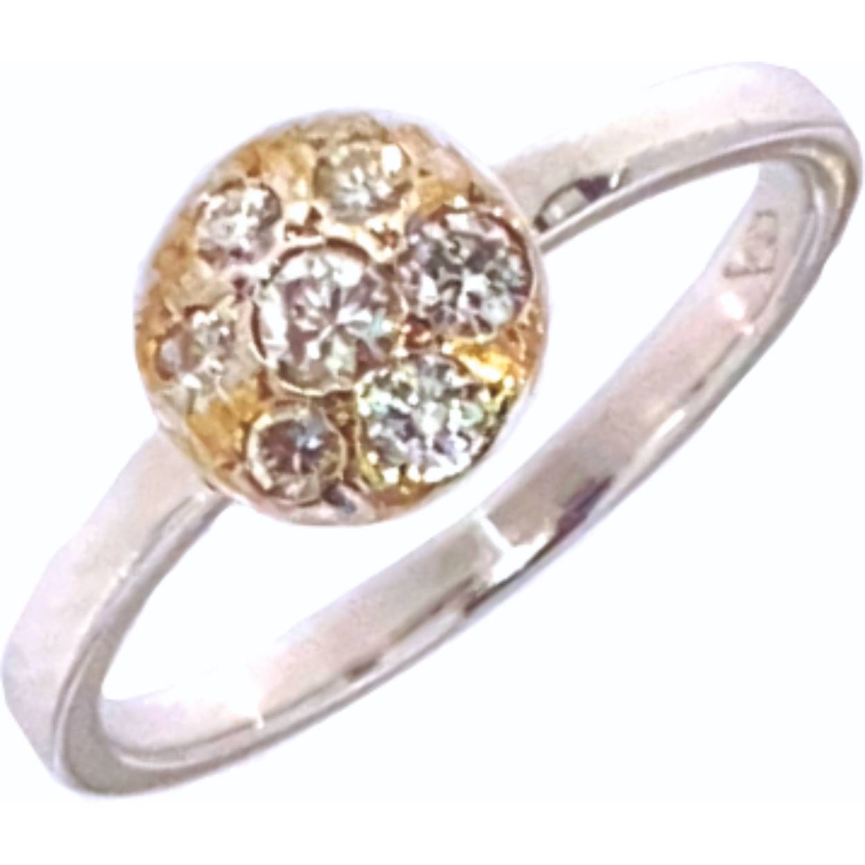 witgouden ring met diamant 0.23ct