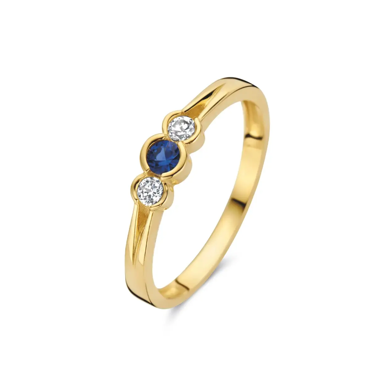 Joy&Julia 14krt gouden ring maat 17