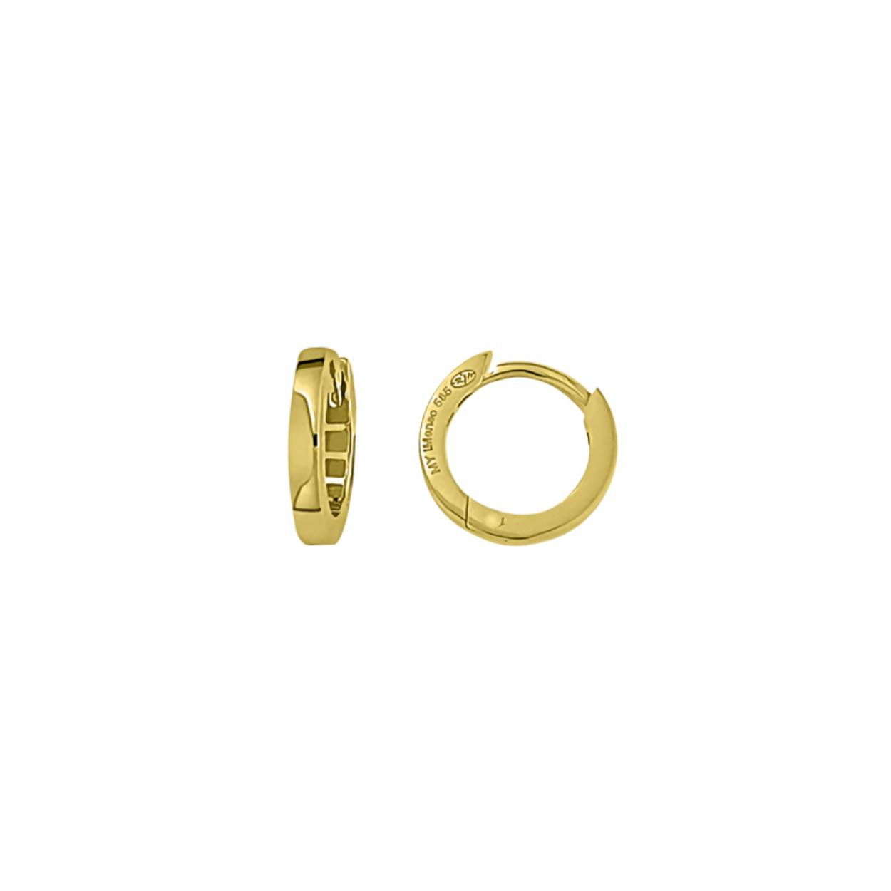 MY iMenso GOLD Creoli earrings "Dritto" (14k gold)
1.8x12mm 