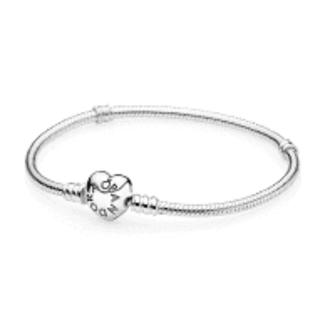armband zilver hart sluiting