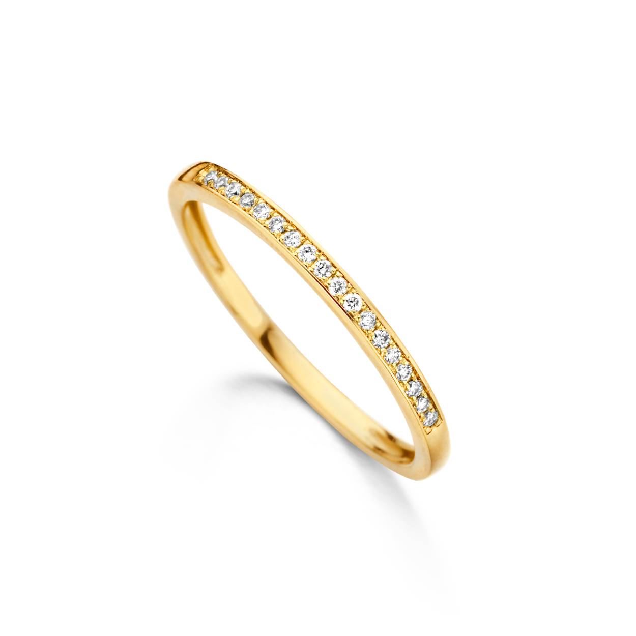 Naiomy Gouden ring 18KT briljant