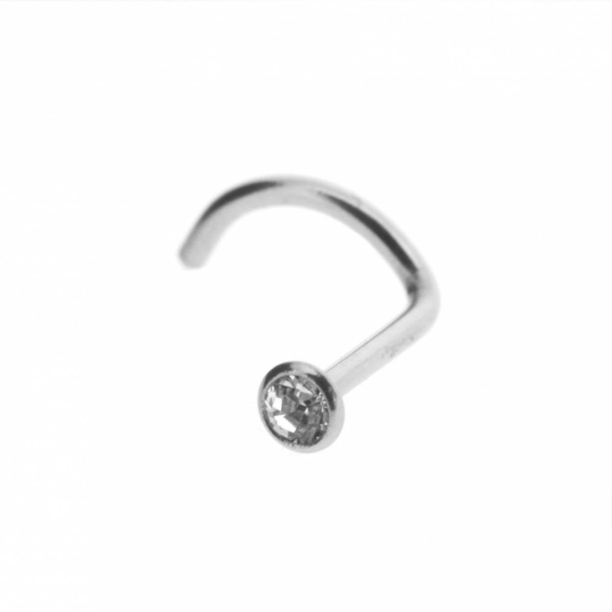 Neusstekers chirurgisch staal met gekleurd Crystal steentje en bochtje.

1 Stuks!

De onmisbare basics! Deze nosestud is gemaakt van chirurgisch staal en daarom zeer geschikt voor nieuw gezette piercings. Aan de bovenzijde is deze nosestud voorzien van een prachtige facetgeslepen 2mm kristal. Het staafje van de nosestud is rond gebogen zodat het sieraad goed op zijn plek blijft zitten. Hoogglanzend gepolijst voor optimaal draagcomfort en geschikt voor neus piercings.

De piercings zijn 0.8 mm dik

Verkrijgbaar in verschillende kleuren.

