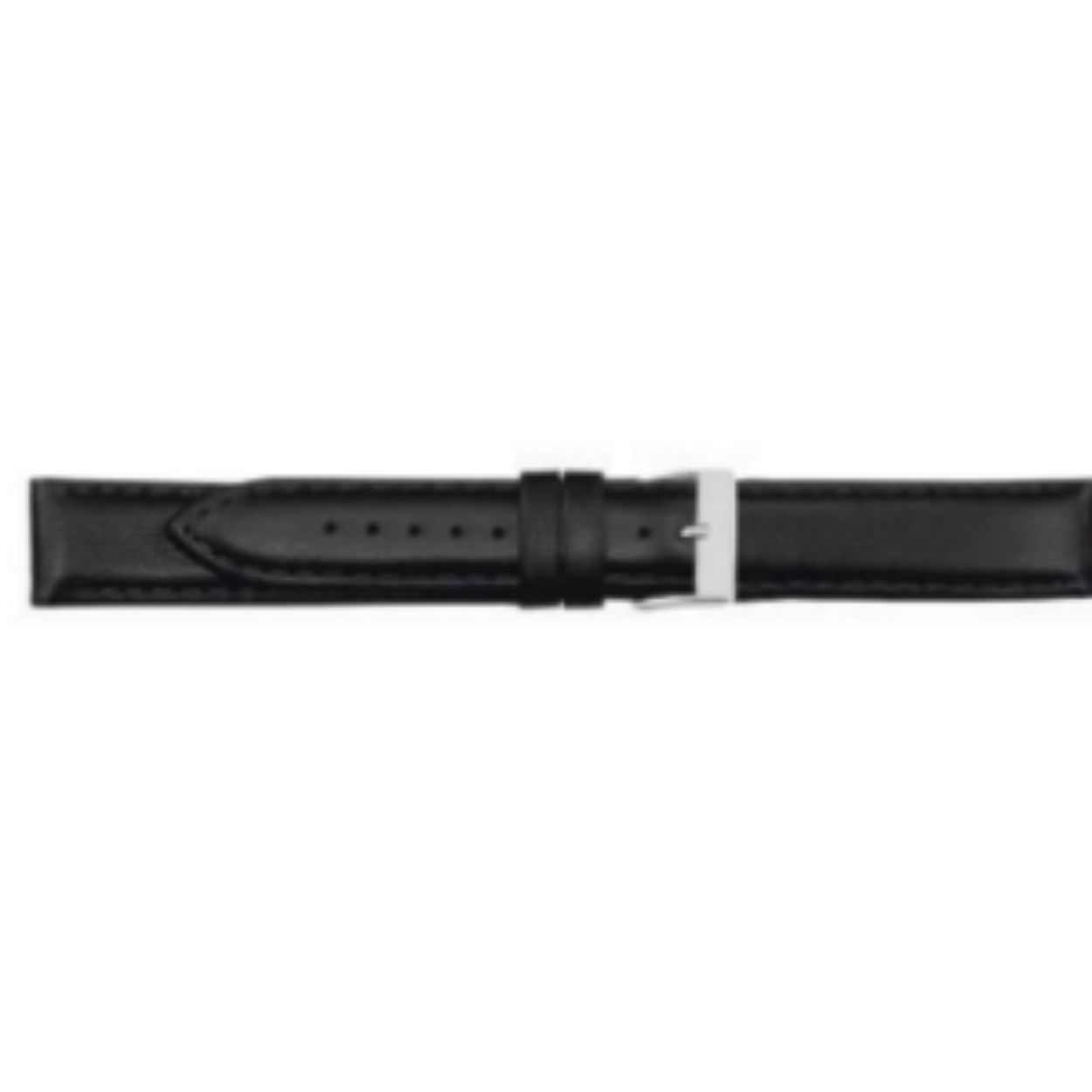 horlogeband 22mm zwart xxl