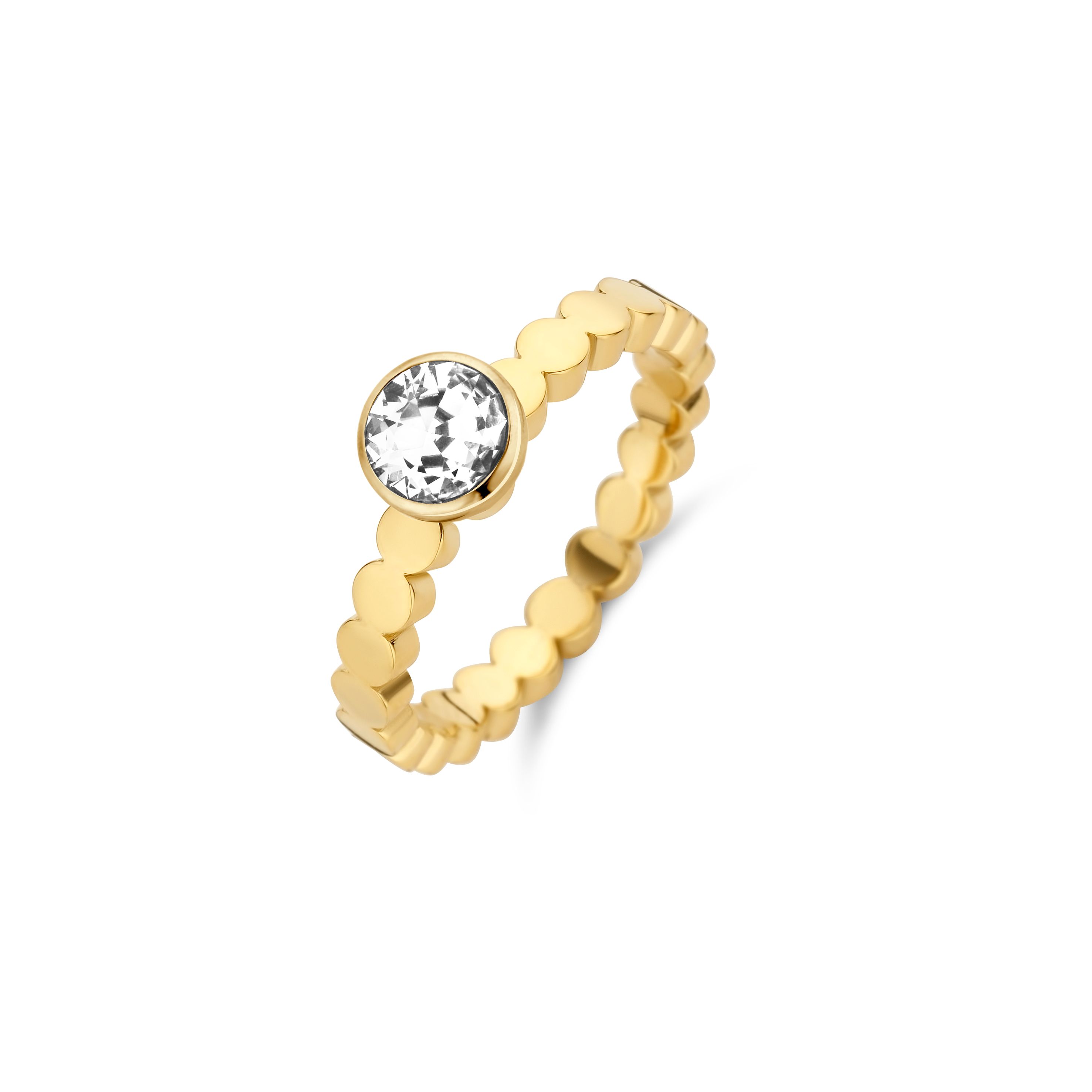 Deze Melano ring uit de Twisted collectie is voorzien van een verwisselbaar concept, zodat jij deze kan matchen met ieder Twisted steentje. Verder zorgt het edelstaal met ion-plating voor jarenlang draagplezier. Let op! Steentje(s) zijn niet inbegrepen. Combineer met Twisted Meddy. Verkrijgbaar in de volgende maten: 48-50-52-54-56-58-60-62-64 Geef in de opmerkingen in de winkelmand aan welke maat u wenst te ontvangen. Levertijd 2-4 dagen.