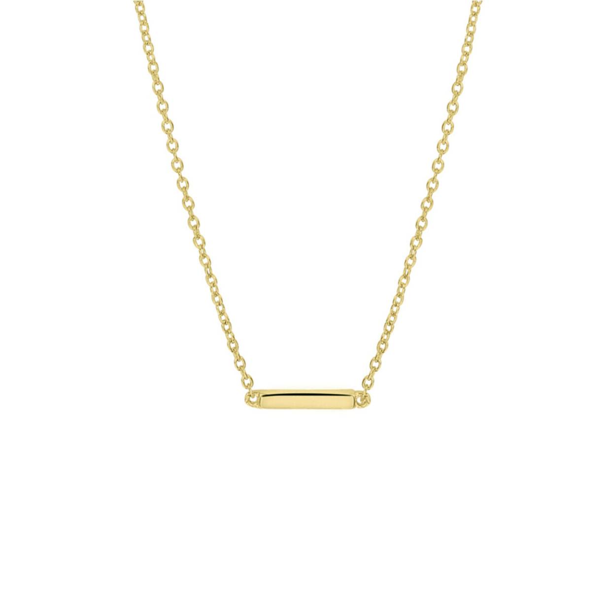Goud op zilver fanatsiecollier