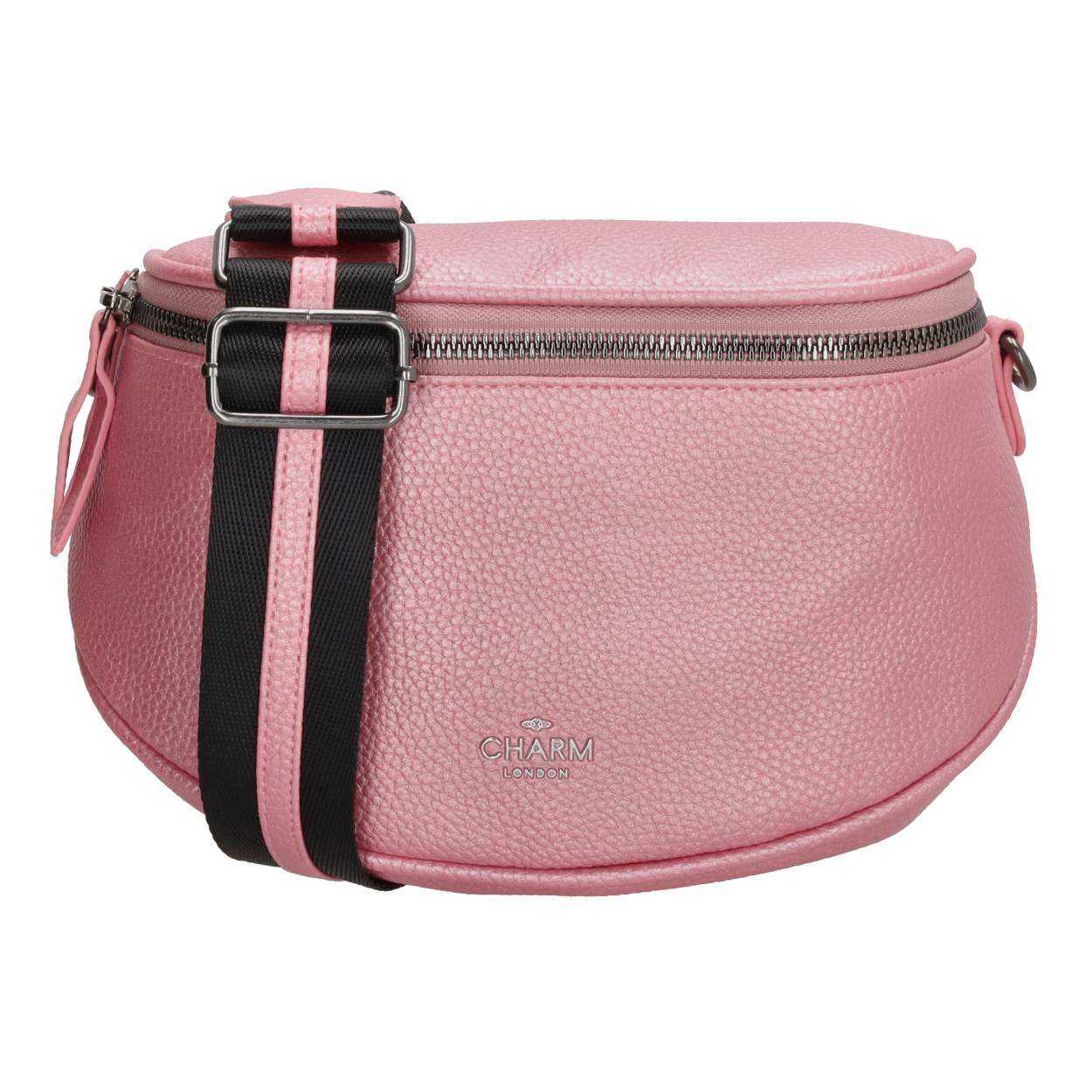 Wow, hoe leuk is deze heuptas? Deze toffe heuptas komt uit de New York collectie van Charm London. Door de stoere heupband met strepen krijgt de tas een tof effect. In het hoofd- en achtervak van de heuptas kun je jouw spulletjes gemakkelijk opbergen. De tas sluit met een rits. Je shopt 'm in verschillende kleuren: ga voor lekker opvallend of kies een mooie neutrale basic!

De tassen van Charm London zijn geïnspireerd op de iconische Britse modehoofdstad London. Ze zijn geïnspireerd op de luxueuze materialen en typerende modellen die daar te zien zijn. Fashionable en stijlvolle damestassen van echt leer of kunstleer, gemaakt zodat jij er elke dag fantastisch uit kunt zien!

De eigenschappen van deze heuptas zijn: 

Verstelbare en afneembare heupband
Hoofd- en achtervak met ritssluiting