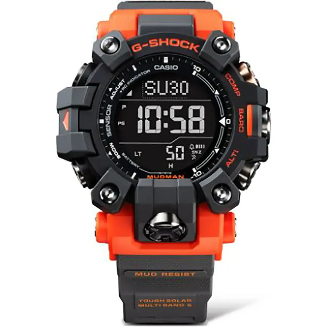 Stoer survival horloge met een slank profiel en comfortabele pasvorm