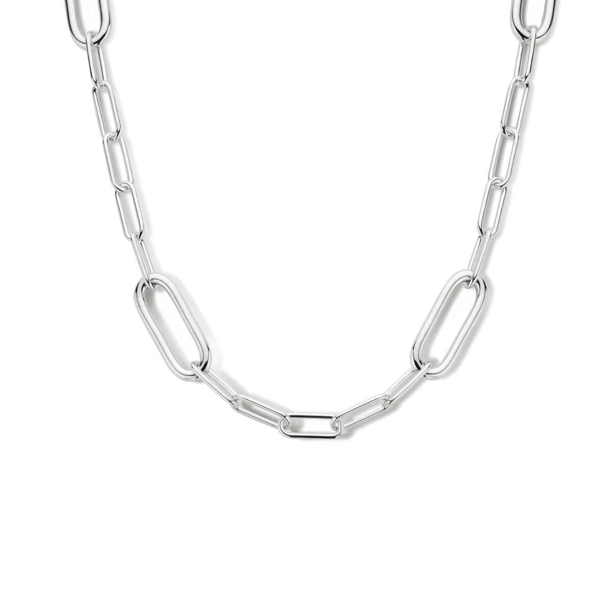 Zilveren collier 45.cm