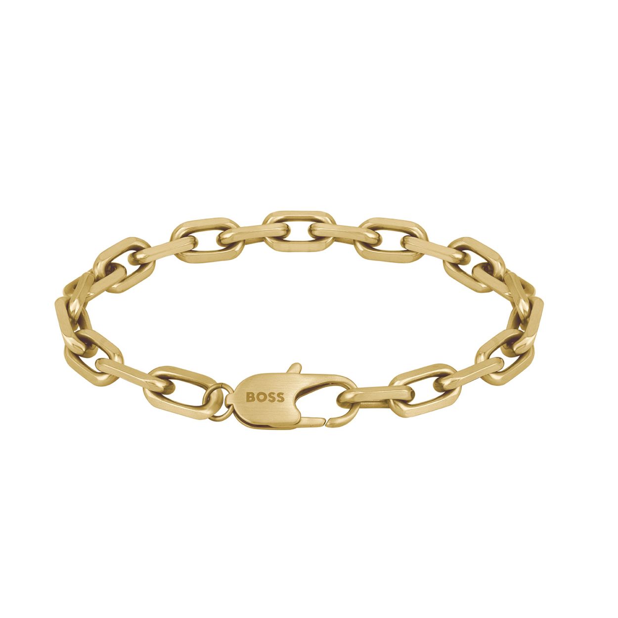Hugo Boss armband Kane 19.5cm staal/verguld