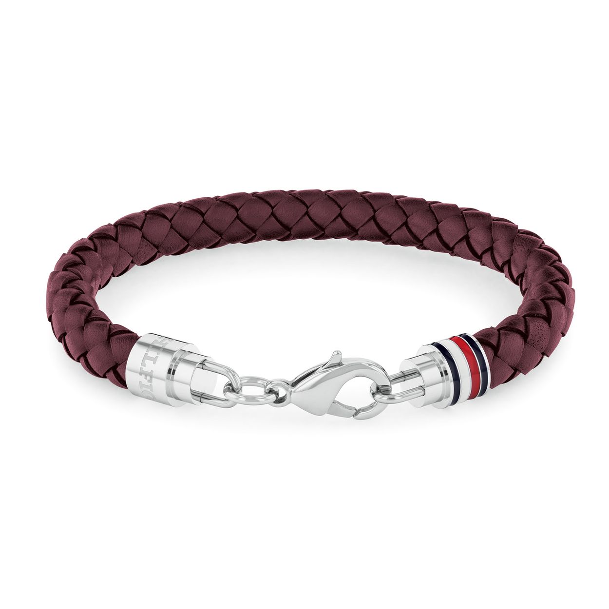 Tommy Hilfiger Jewels TJ2790547 Armband Heren Leer 22cm lang valt als een 19/20cm armband
Deze armband van Tommy Hilfiger uit de jewelry serie met nr: TJ2790547 is een stijlvol model. De bordeaux gevlochten leren heren armband heeft een fijne karabijnsluiting met daarop het Tommy logo. De armband heeft een lengte van 19cm. Ook leuk te combineren met andere armbanden en sieraden van Tommy Hilfiger.

Het merk:
Tommy Hilfiger is wereldwijd Ã©Ã©n van de grootste designer lifestyle merken en is internationaal bekend om haar classic American cool stijl. De sieraden zijn voor dames en heren met een eigen stijl, die niet bang zijn om dit aan de wereld te laten zien.

Specificaties:
- Artikelnr: TJ2790547
- Bordeaux gevlochten armband
- Materiaal: Leer
- Lengte 19cm
- Heren sieraad