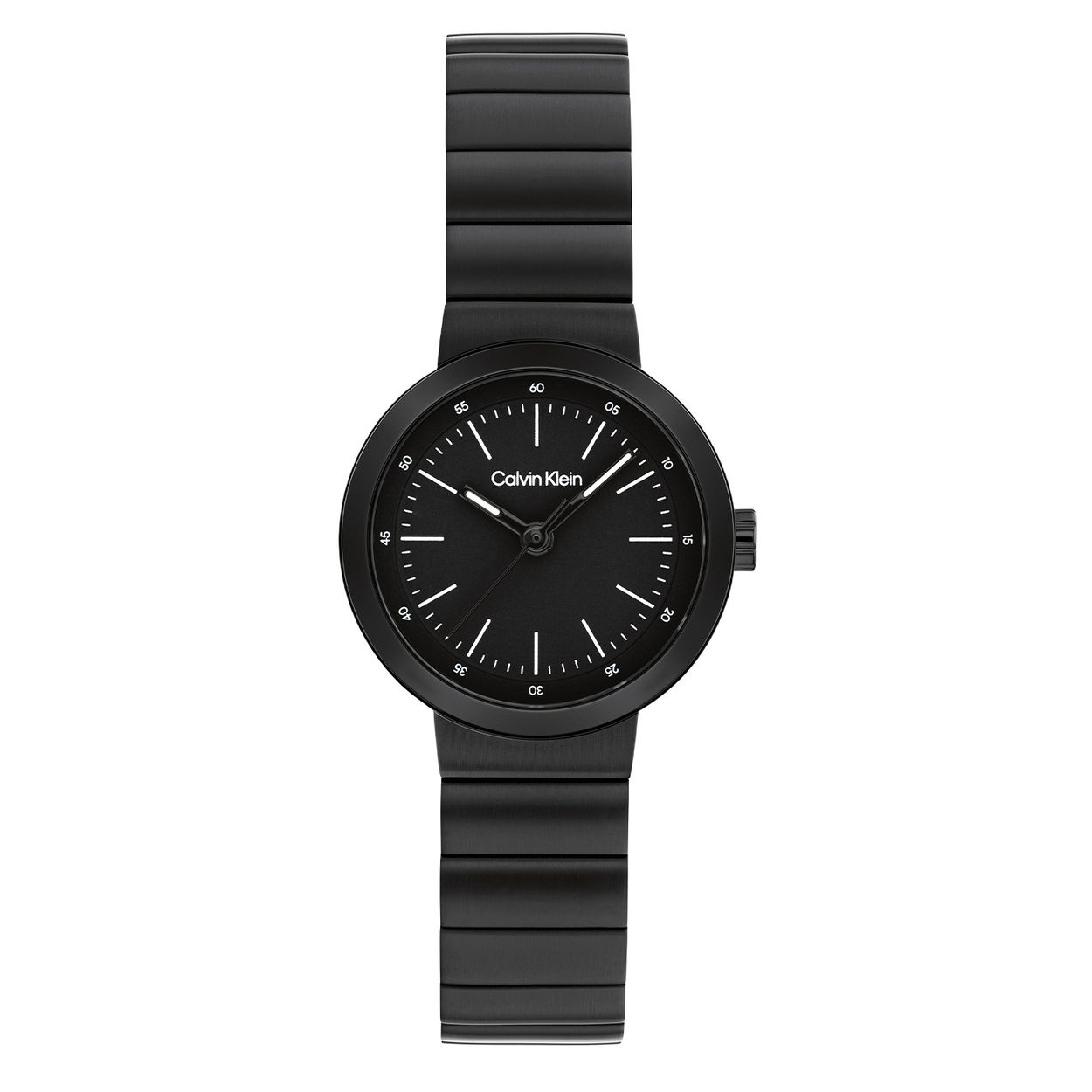 Calvin Klein CK25200407 Dames Staal Horloge 25mm 
Dit Calvin Klein dameshorloge met nr CK25200407 is een tijdloos ontwerp. De fijne ronde zwarte stalen kast heeft een gladde bezel. Op de zwarte matte sunray wijzerplaat is de tijdsaanduiding op een minimalistische manier verwerkt. De zwarte schakelband is op een strakke wijze aangezet. Het sierlijke horloge heeft een mineraalglas, een doorsnee van 25mm en is 3 ATM.

OVER CALVIN KLEIN
Calvin Klein is een wereldwijd lifestylemerk dat gewaagde, vooruitstrevende idealen en een verleidelijke, vaak minimalistische, esthetiek nastreeft. Calvin Klein werd groot in de jaren 70 door haar mode- en merkjeans collecties. In de jaren 80 lanceerde Calvin Klein haar spraakmakende ondergoed dat uitdrukkelijk van logo âs voorzien was. Vanwege het grote succes is het merk ook succesvol uitgerold in Accessoires, Parfums, Home, Brillen, Golf, Horloges en Sieraden.
Sinds de oprichting in 1968 door Calvin Klein, heeft het merk haar reputatie opgebouwd als leider in de Amerikaanse mode, dankzij een cleane esthetiek en innovatieve ontwerpen. Calvin Klein wil haar publiek verleiden en inspireren door middel van provocerende beelden en opvallende ontwerpen die prikkelen. 

SPECIFICATIES:
- Mineraalglas
- Zwarte stalen kast
- Zwarte sunray wijzerplaat 
- Zwarte schakelband
- Ronde kast, Ã 25mm
- 3 ATM