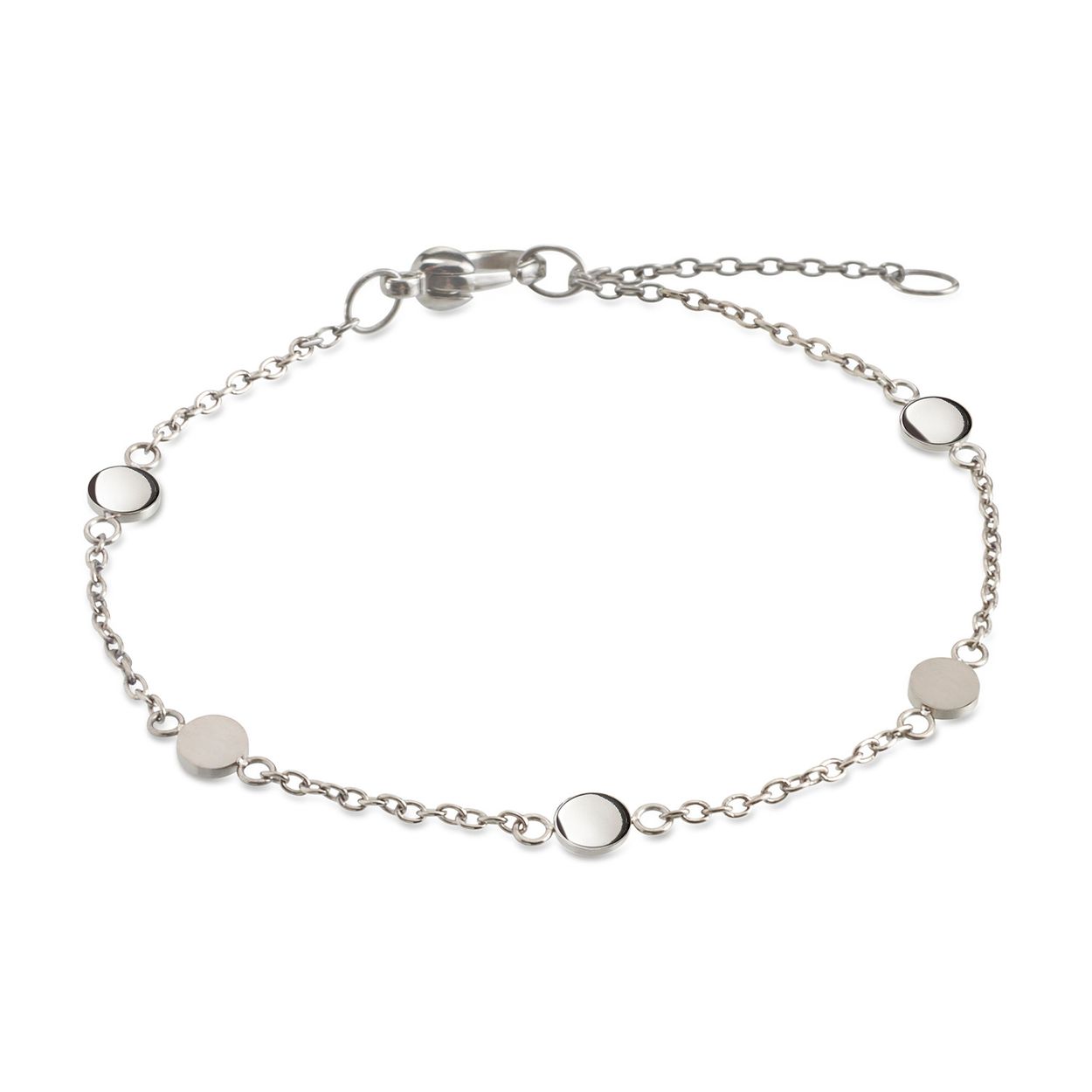 Boccia Titanium 03049-01 Armband
Deze unieke titanium armband van Boccia Titanium is een mooie toevoeging aan je sieradencollectie! Wat de armband uniek maakt, is dat er fijne platte plaatjes verdeeld zijn over de armband en dit geeft een speels effect. Combineer de armband met het bijpassende collier voor een complete look. De lengte is verstelbaar van 17 tot 21cm.

HET MERK
Boccia Titanium is het titanium merk van Nederland, dat zijn oorsprong in Duitsland vindt en is opgericht in het jaar 1992. Ontwikkeld door internationale ontwerpers. Alle titanium componenten van de BOCCIA TITANIUM collectie zijn gemaakt van 99,7% puur titanium; het bijzondere materiaal. Het is licht in gewicht, neemt de temperatuur van de huid aan en is zeer huidvriendelijk. Bovendien is het corrosie- en temperatuurbestendig.

SPECIFICATIES
- Armband
- Puur titanium
- Mat en glanzend
- 17 -21cm