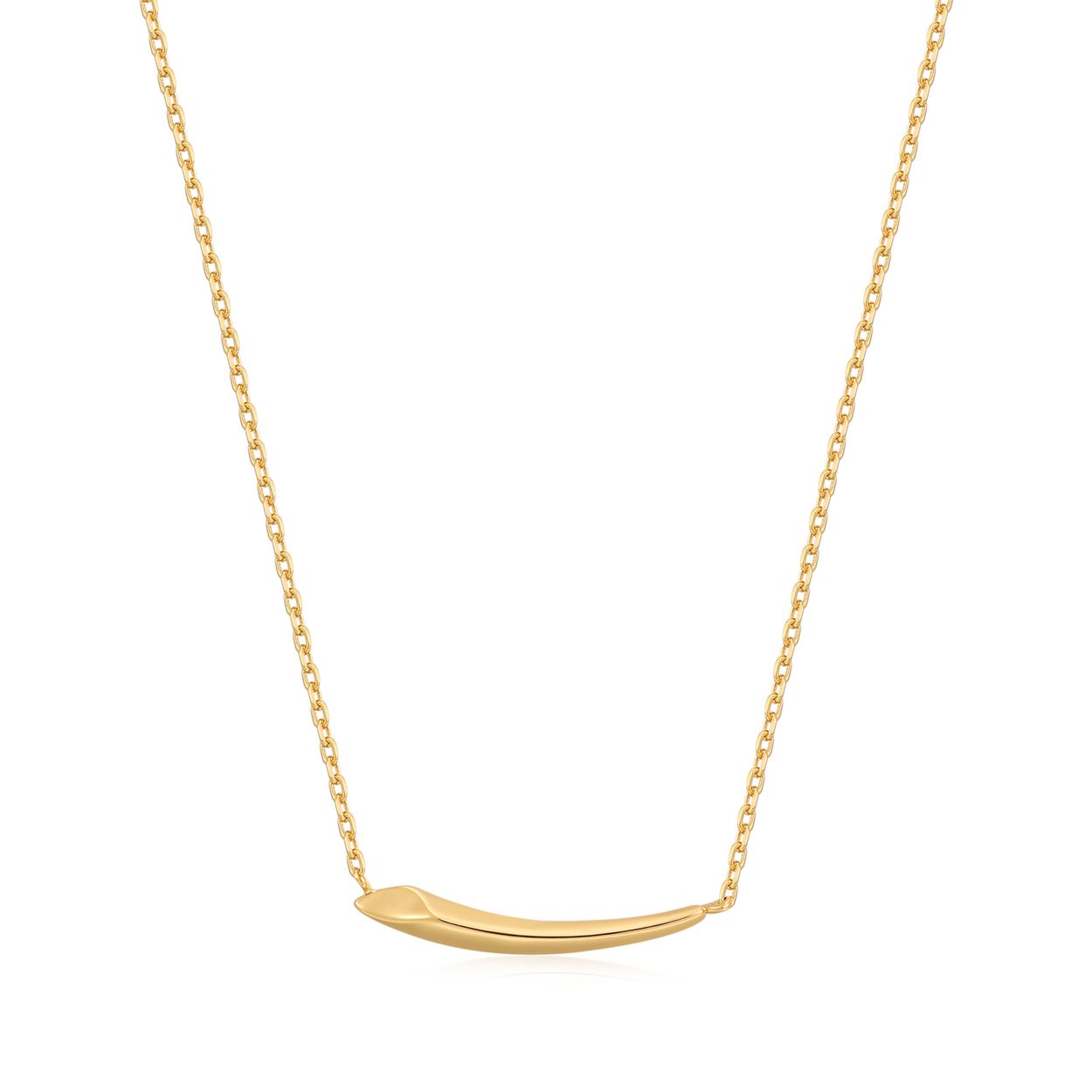 
Deze, op een pijl geïnspireerde, goudkleurige halsketting is perfect voor elke gelegenheid en geven een update voor je dagelijkse collectie, Sierlijk en speels. Het collier is te dragen in verschillende lengtes van 45 tot 48cm

