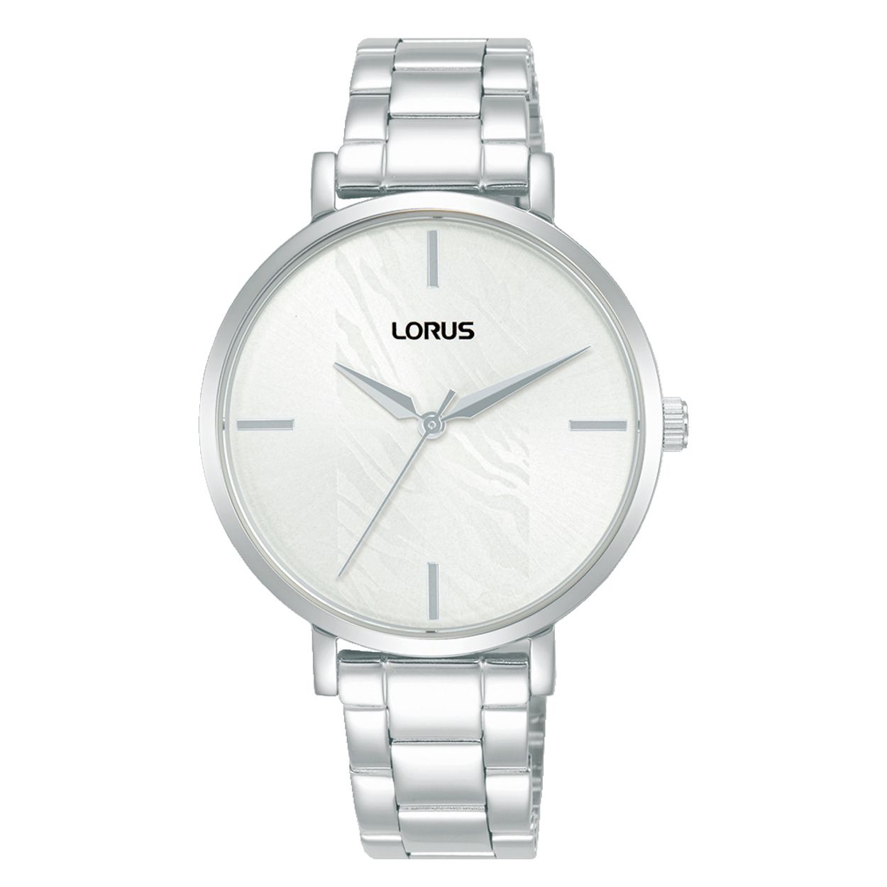 Dit is een dameshorloge van het merk Lorus. Het is een analoog horloge gemaakt van staal. De diameter van de kast is 34 mm en de kast is 8 mm dik.
De verdere specificaties van het horloge zijn als volgt:
Kastvorm: rond
Kastkleur: zilverkleurig
Kastmateriaal: staal
Bandbreedte: 14 mm
Bandlengte: 229 mm
Sluiting: vouwsluiting met drukker
Wijzerplaatkleur: wit
Glassoort: hardlex mineraal glas
Waterdichtheid: 5 ATM
Techniek: quartz