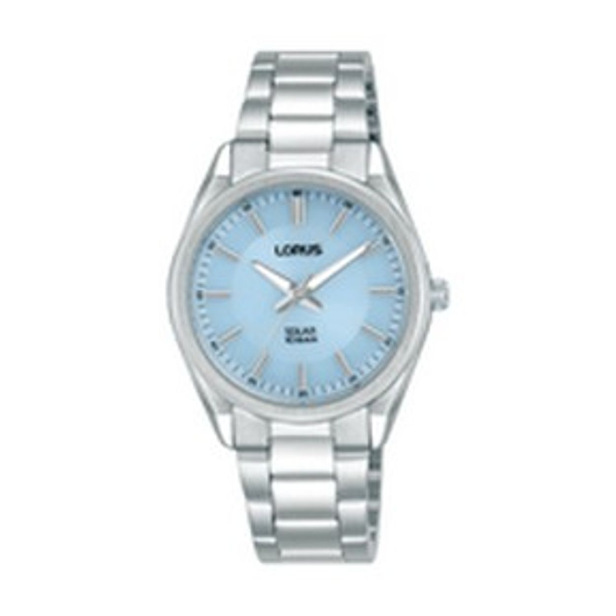 Dit is een dameshorloge van het merk Lorus. Het is een analoog horloge gemaakt van staal. De diameter van de kast is 31 mm en de kast is 8.8 mm dik.
De verdere specificaties van het horloge zijn als volgt:
Kastvorm: rond
Kastkleur: zilverkleurig
Kastmateriaal: staal
Bandbreedte: 16 mm
Bandlengte: 221 mm
Sluiting: vouwsluiting met drukker
Wijzerplaatkleur: blauw
Glassoort: hardlex mineraal glas
Waterdichtheid: 10 ATM
Techniek: solar