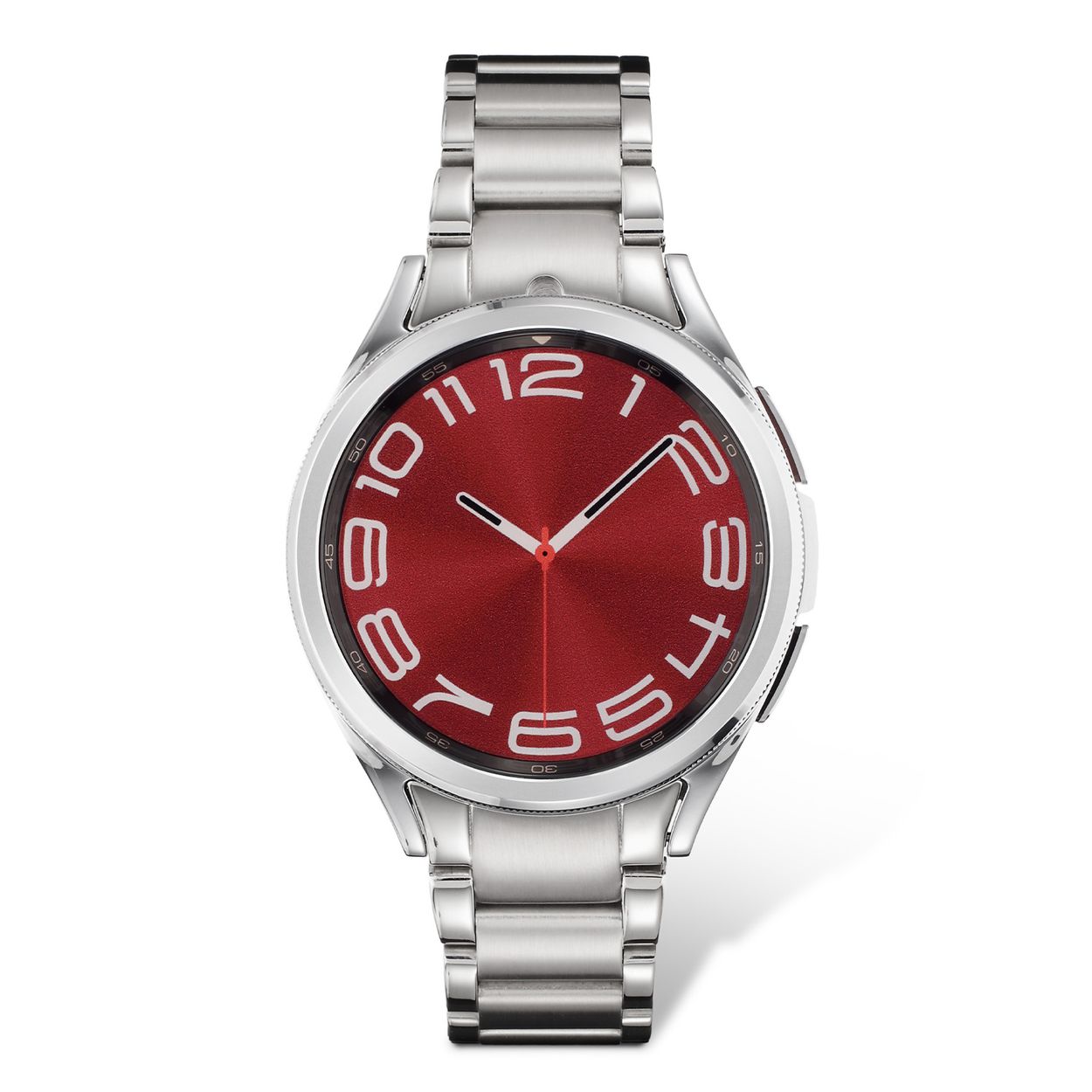 Samsung Galaxy Watch6 SA.R950SS Silver 43mm 
De Galaxy Watch combineert de uitstraling van een luxe horloge met de geavanceerde functies van de SAMSUNG smartwatches. Deze unieke horloges zijn uitgerust met verwisselbare horlogebanden: een speciaal ontworpen stainless steel,- en een siliconen horlogeband. De Galaxy Watch6 is de smartwatch met Wear OS van SAMSUNG en biedt toegang tot je favoriete apps en dat allemaal om je pols. De Galaxy Watch is niet alleen zeer stijlvol, maar ook gebruiksvriendelijk. Om door apps, berichten en tekst te bladeren hoeft er alleen maar aan de roterende ring gedraaid te worden. De Galaxy Watch is stof- en spatwaterdicht en 5 ATM gecertificeerd. De extra features, zoals het kompas, hartritme sensor en nog heel veel meer maken de Galaxy Watch6 nog completer.

De Galaxy Watch heeft een Always On-display, waardoor je geen knop in te drukken om de tijd weer te geven. Het AMOLED-display kan ingesteld worden op een continue tijdsweergave, zodat dag en nacht te zien is hoe laat het is.

Highlights:
- Geschikt voor Android  
- De Galaxy Watch5 heeft een IP68-certificering. Het horloge is 5 ATM
- Dankzij de ingebouwde speaker en microfoon, kan er ook gebeld worden met het horloge
- Ontvang alle berichten van je telefoon op je horloge en reageer direct met quick reply’s
- Herkent meer dan 90 verschillende activiteiten
- Door de verschillende meters en tellers is het mogelijk om onder andere de hartslag, stappen, snelheid, slaap, luchtdruk, stress, hoogte- en diepte te meten
- D.m.v. de ingebouwde GPS, is het mogelijk om offline te navigeren (zonder dat de telefoon in de buurt is)
- Luister zonder smartphone naar muziek met Spotify premium
- Contactloos betalen met de LTE modellen
- Virtueel voice assistent
