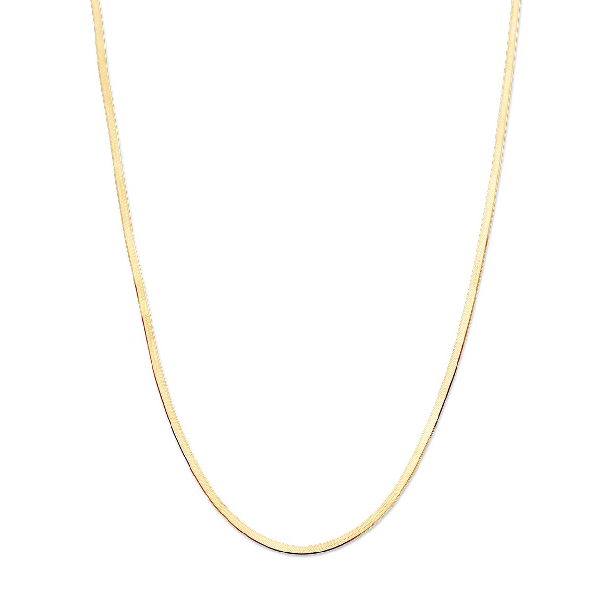 14k Geelgouden collier met een schakelbreedte van 1.8mm. Uitgevoerd met een karabijn sluiting.