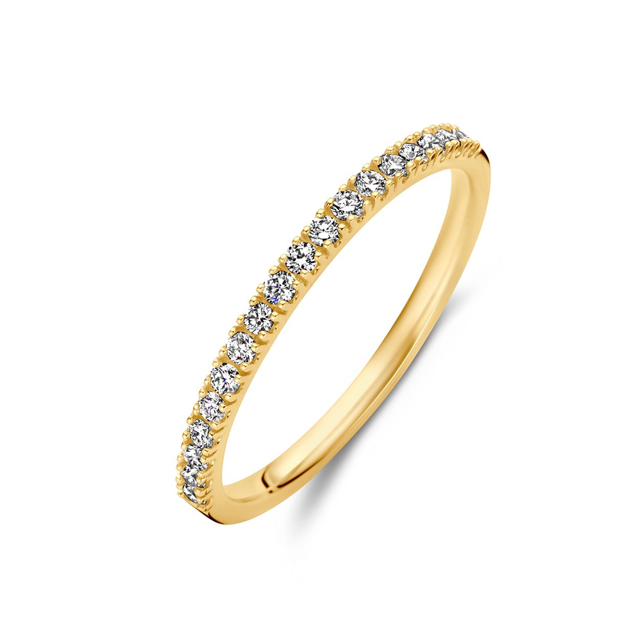 14krt geelgouden ring uitgevoerd met schitterende diamant. De ring heeft een breedte van 1.5mm. Het diamantgewicht is 0.20ct.

Deze ring is maat 55 (17 1/2), heeft u interesse in een andere maat? Neem dan gerust contact met ons op.