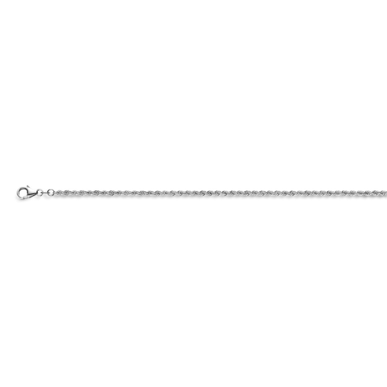 zilveren collier, koord massief 2,7 mm 60cm