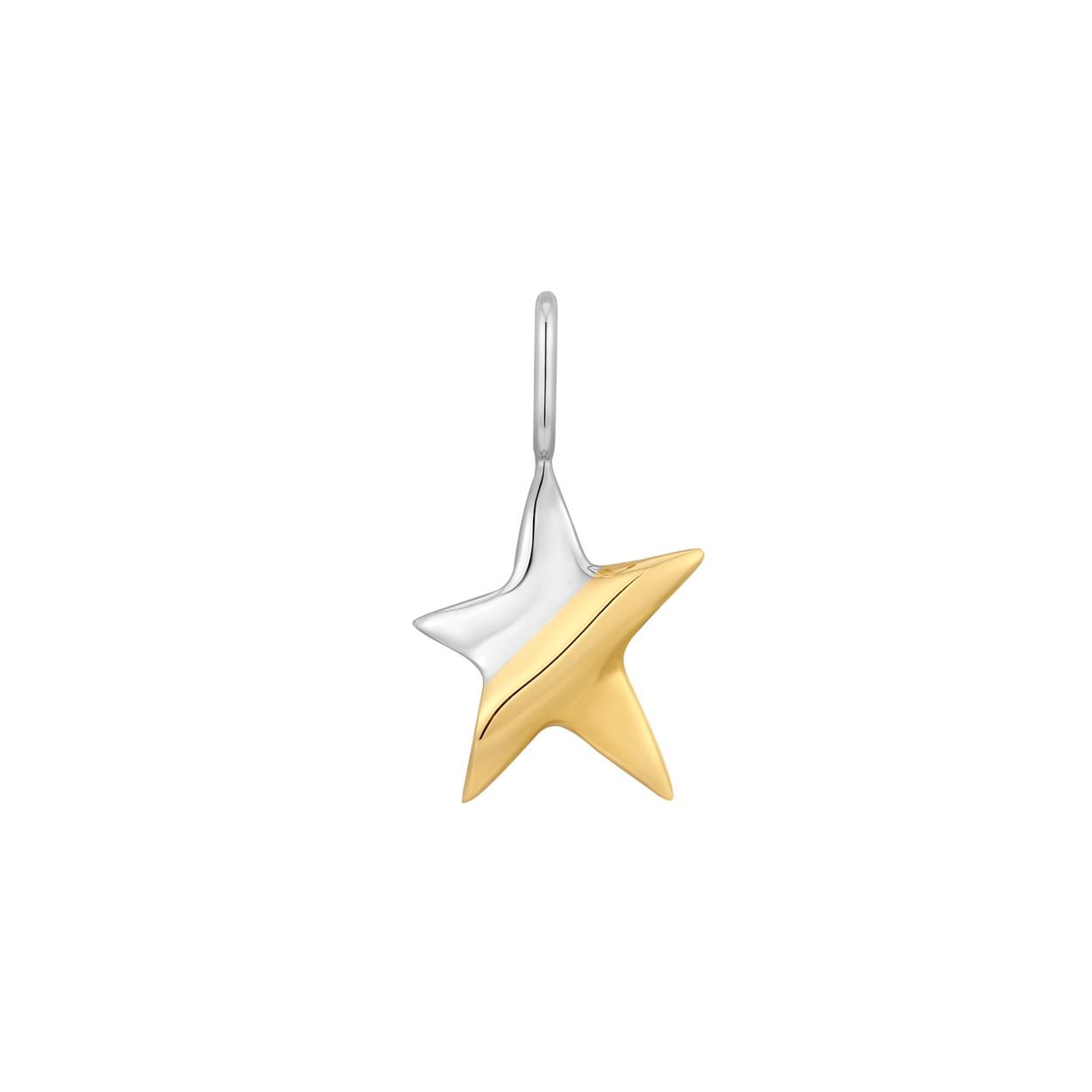 Productbeschrijving 
Geef je ketting een upgrade met deze elegante hemelse bedel. Deze tweekleurige sterren bedel is een trendy mix van goud en zilver. Bevestig je bedel eenvoudig aan een kettng, armband of connector.

Het Merk
Geïnspireerd door de laatste fashion trends is Ania Haie het toonaangevende sieradenmerk voor hoogkwalitatieve maar ook betaalbare zilveren sieraden, zonder op de kwaliteit in te leveren. Iedere collectie is gebaseerd op de laatste catwalktrends, waardoor Ania Haie snel tot hét sieradenmerk voor stijlbewuste consumenten is verkozen. Elk sieraad wordt ontworpen om te combineren met andere sieraden waardoor je je eigen look kunt creëren. Maar ook zijn Ania Haie sieraden opvallend genoeg om op zichzelf te dragen.

How It All Started
Met een passie voor kwalitatieve sieraden met stijl én het besef dat de mode bewuste vrouw niet wil inleveren op kwaliteit is Ania Haie geboren. De Ania Haie oprichters zagen later dat de moderne vrouw van vandaag graag sieraden combineert en layered om haar individualiteit te omarmen, de kans werd aangegrepen en de droom werd werkelijkheid.

Volg ons ook op social media
Wil jij op de hoogte blijven van nieuwe collecties, toffe combinaties en de laatste sieraden trends? Hou ons dan ook in de gaten op social media. Daarnaast inspireren wij jou dagelijks met verschillende looks en mix & match combinaties! Deel gerust jouw eigen unieke Ania Haie look door de hashtag #aniahaiexme te gebruiken. Wie weet wordt jouw look gerepost op één van onze kanalen!
Je kunt ons volgen op Facebook en Instagram.