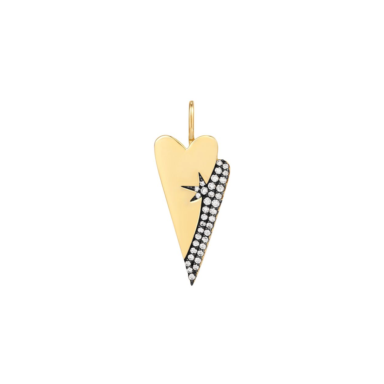 Productbeschrijving 
Geef je ketting een upgrade met deze prachtige hartvormige bedel. De bedel bevat sprankelende zirkonia stenen en is gemaakt van 925 sterling zilver met 14 karaat gouden plating. Bevestig je bedel eenvoudig aan een kettng, armband of connector.

Het Merk
GeÃ¯nspireerd door de laatste fashion trends is Ania Haie het toonaangevende sieradenmerk voor hoogkwalitatieve maar ook betaalbare zilveren sieraden, zonder op de kwaliteit in te leveren. Iedere collectie is gebaseerd op de laatste catwalktrends, waardoor Ania Haie snel tot hÃ©t sieradenmerk voor stijlbewuste consumenten is verkozen. Elk sieraad wordt ontworpen om te combineren met andere sieraden waardoor je je eigen look kunt creÃ«ren. Maar ook zijn Ania Haie sieraden opvallend genoeg om op zichzelf te dragen.

How It All Started
Met een passie voor kwalitatieve sieraden met stijl Ã©n het besef dat de mode bewuste vrouw niet wil inleveren op kwaliteit is Ania Haie geboren. De Ania Haie oprichters zagen later dat de moderne vrouw van vandaag graag sieraden combineert en layered om haar individualiteit te omarmen, de kans werd aangegrepen en de droom werd werkelijkheid.

Volg ons ook op social media
Wil jij op de hoogte blijven van nieuwe collecties, toffe combinaties en de laatste sieraden trends? Hou ons dan ook in de gaten op social media. Daarnaast inspireren wij jou dagelijks met verschillende looks en mix & match combinaties! Deel gerust jouw eigen unieke Ania Haie look door de hashtag #aniahaiexme te gebruiken. Wie weet wordt jouw look gerepost op Ã©Ã©n van onze kanalen!
Je kunt ons volgen op Facebook en Instagram.