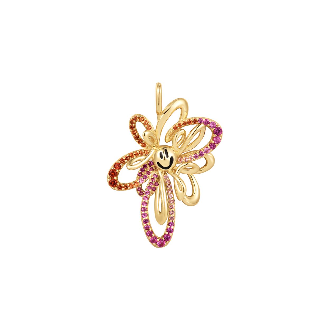 Productbeschrijving 
Geef je ketting een upgrade met deze unieke kleurige bedel. De lachende bloemen bedel bevat sprankelende gekleurde zirkonia stenen en is gemaakt van 925 sterling zilver met 14 karaat gouden plating. Bevestig je bedel eenvoudig aan een kettng, armband of connector.

Het Merk
GeÃ¯nspireerd door de laatste fashion trends is Ania Haie het toonaangevende sieradenmerk voor hoogkwalitatieve maar ook betaalbare zilveren sieraden, zonder op de kwaliteit in te leveren. Iedere collectie is gebaseerd op de laatste catwalktrends, waardoor Ania Haie snel tot hÃ©t sieradenmerk voor stijlbewuste consumenten is verkozen. Elk sieraad wordt ontworpen om te combineren met andere sieraden waardoor je je eigen look kunt creÃ«ren. Maar ook zijn Ania Haie sieraden opvallend genoeg om op zichzelf te dragen.

How It All Started
Met een passie voor kwalitatieve sieraden met stijl Ã©n het besef dat de mode bewuste vrouw niet wil inleveren op kwaliteit is Ania Haie geboren. De Ania Haie oprichters zagen later dat de moderne vrouw van vandaag graag sieraden combineert en layered om haar individualiteit te omarmen, de kans werd aangegrepen en de droom werd werkelijkheid.

Volg ons ook op social media
Wil jij op de hoogte blijven van nieuwe collecties, toffe combinaties en de laatste sieraden trends? Hou ons dan ook in de gaten op social media. Daarnaast inspireren wij jou dagelijks met verschillende looks en mix & match combinaties! Deel gerust jouw eigen unieke Ania Haie look door de hashtag #aniahaiexme te gebruiken. Wie weet wordt jouw look gerepost op Ã©Ã©n van onze kanalen!
Je kunt ons volgen op Facebook en Instagram.