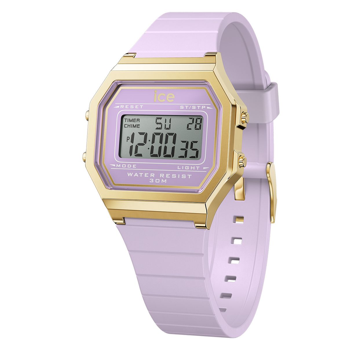 Dit is een horloge van het merk Ice-Watch uit de serie ICE digit retro. Met een horlogekast gemaakt van kunststof en een undefined band van siliconen.