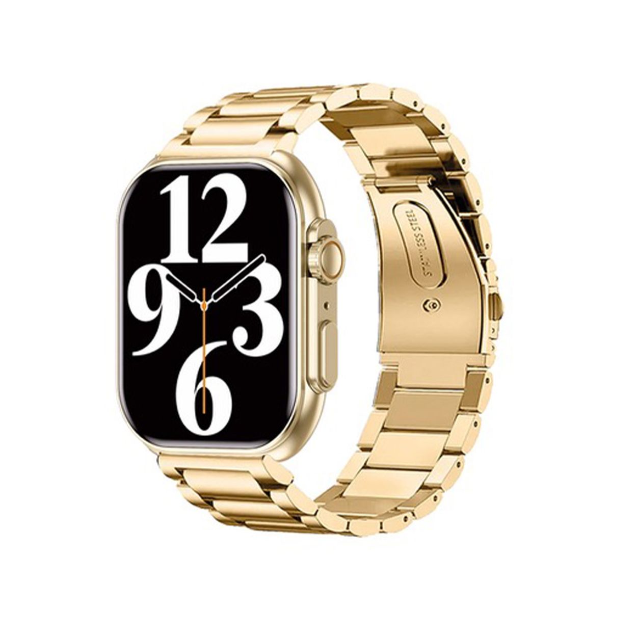 SMARTY2.0 SW068D03 Smartwatch Staal Staal Amoled 49x36mm
Dit Smarty Smartwatch horloge met nr: SW068D03 is een stap in de toekomst. De goudkleurige stalen kast heeft een gehard glas. Aan de kast zit een goudkleurige schakel band met een vouwsluiting. Het rechthoekige horloge heeft een afmeting van 46x36mm en is spatwaterdicht. Deze smartwatch is sportief, stijlvol, maar zeker gebruiksvriendelijk. Om door apps, berichten en tekst te bladeren hoeft je alleen maar op het glas te tikken of de knop te gebruiken. 

Merk:
SMARTY2.0
Smartwatches verbinden je met de wereld. 
SMARTY2.0 biedt een brede keuze aan vormen en functionaliteiten. Een ronde of rechthoekige smartwatch? Eentje voor de smalle pols? Een ladies watch of een kids watch?  SMARTY2.0 heeft het allemaal.
De keuze qua functionaliteiten is onuitputtelijk: bluetooth bellen, stappenteller, hartslag- en bloeddrukmeter,  14 verschillende sporttrackers, menstruatie en ovulatie herinneringen, ingebouwde GPS, vind mijn smartphone en heel veel meer. Maak je eigen keuze.
Iedere SMARTY werkt zowel met iOS als met Android en is moeiteloos via een QR-code te koppelen met iedere mobiele telefoon. Misschien wel dé makkelijkste smartwatch voor iedereen.
SMARTY2.0 staat voor hoge kwaliteit in een betaalbaar prijssegment: € 79 - € 199.

Highlights:
- Geschikt voor Android iOS  
- De Smartwatch heeft Bluetooth call 
- Hoge batterij efficientie
- 24 uur hartritme meting
- Bevat smart music en mini games
- Door de verschillende meters en tellers is het mogelijk om onder andere de hartslag, stappen, snelheid, slaap, luchtdruk, stress, hoogte- en diepte te meten
- D.m.v. de ingebouwde GPS, is het mogelijk om offline te navigeren en achteraf je route terug te kijken (zonder dat de telefoon in de buurt is)
- Stof,- Waterdichtheid: IP68