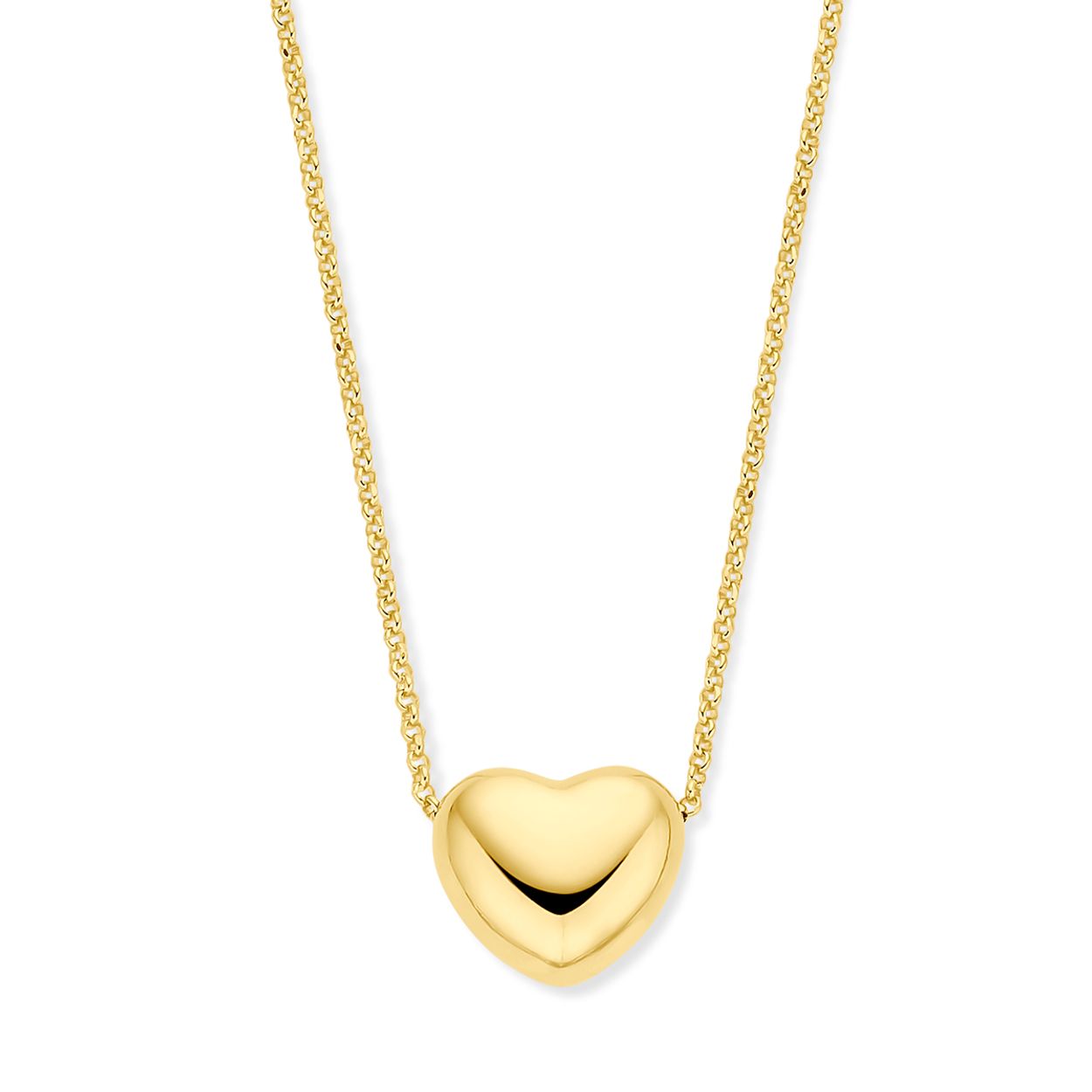 Geelgoud op 925 zilveren collier uitgevoerd met een hart. Het collier heeft een draaglengte van 42cm en een extensie van 5 cm. De schakelbreedte is 1.5mm. Uitgevoerd met een karabijn sluiting. Geen garantie op plating.