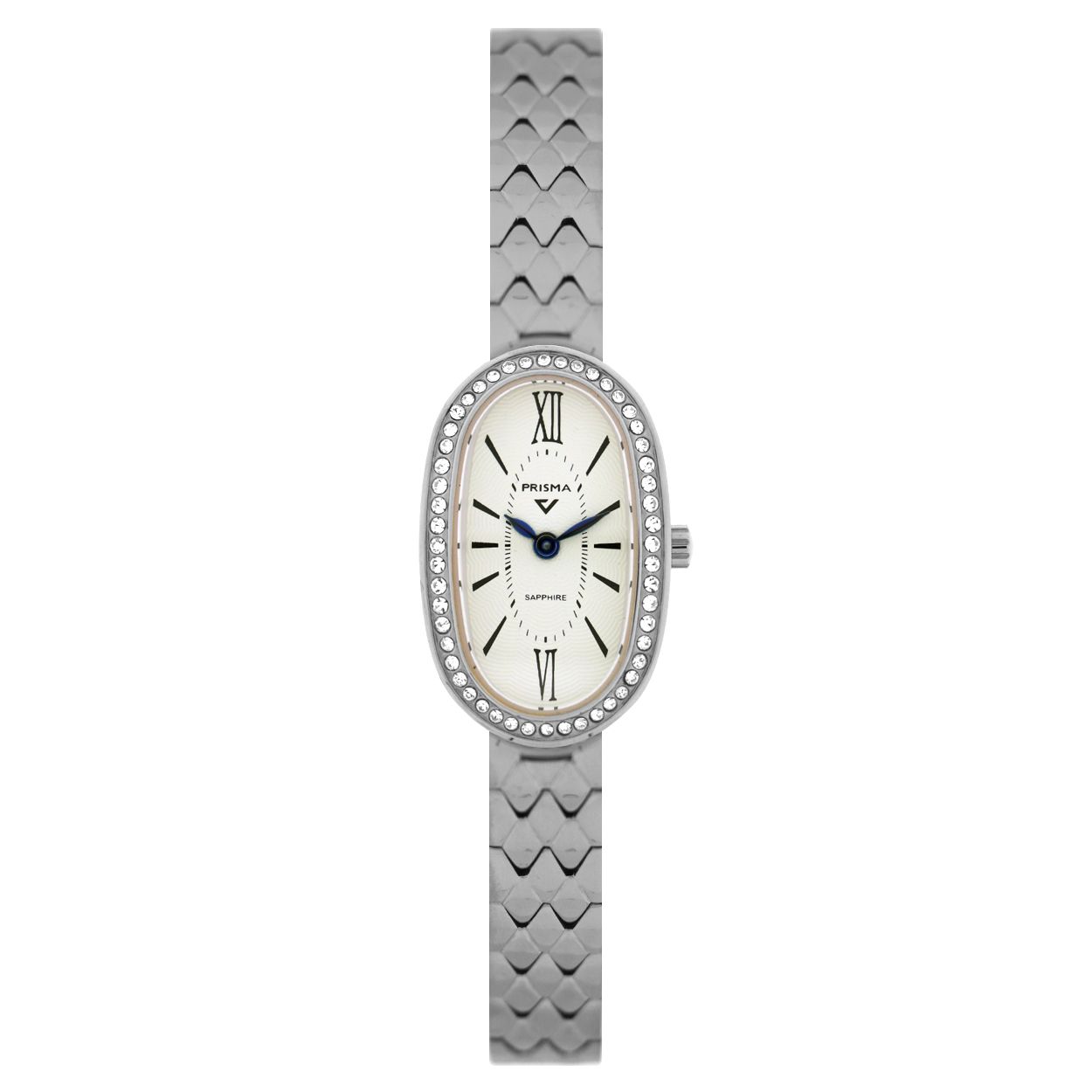 Prisma horloge P2390 dames edelstaal vintage

Algemeen
Geslacht: dames
Model: P2390

Voordelen
– band edelstaal zilverkleurig
– wijzerplaat wit met donker blauwe index en romeinse cijfers
– Quarts uurwerk
– handige onzichtbare klep sluiting- luxueuze uitstraling door romeinse cijfers
– glas is krasvast
– spat waterdicht: handenwassen, regen
– maat kast 19.5 / 31mm (breedte) 6.9mm (dikte)