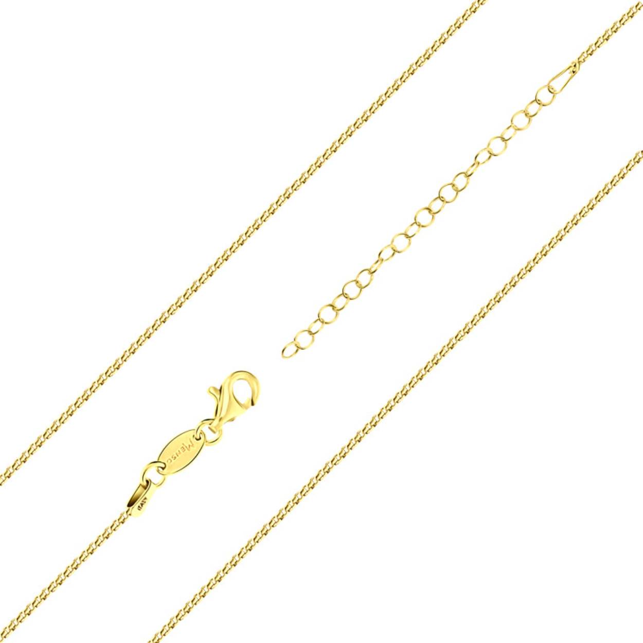 MY IMENSO NECKLACE VENETIAN FLAT 1.2 MM 42+5 CM