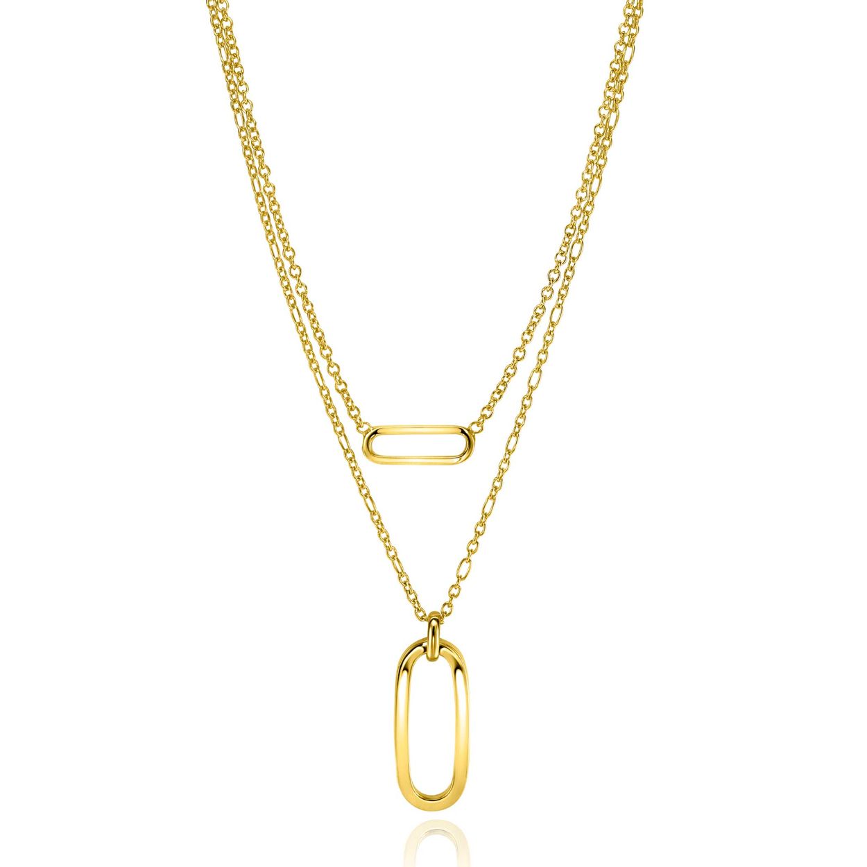 Dit is een ketting van het merk Zinzi. De ketting is gemaakt van zilver. 