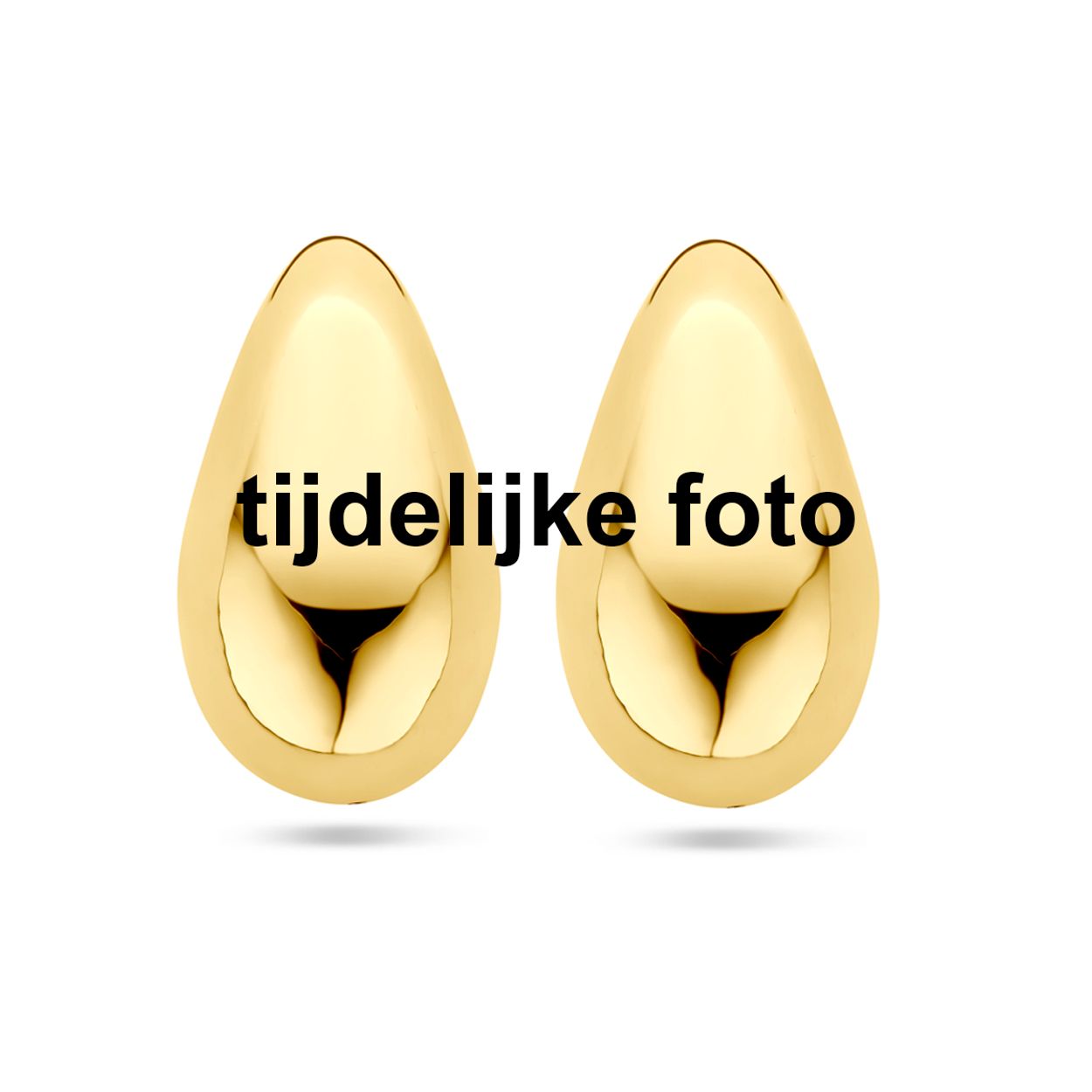 oorknoppen druppel 14K geelgoud