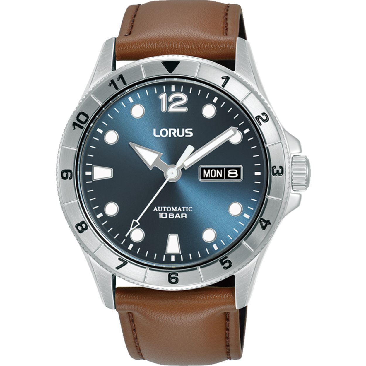 Dit is een herenhorloge van het merk Lorus. Het is een analoog horloge gemaakt van staal. De diameter van de kast is 42 mm en de kast is 13 mm dik.
De verdere specificaties van het horloge zijn als volgt:
Kastvorm: rond
Kastkleur: zilverkleurig
Kastmateriaal: staal
Bandbreedte: 20 mm
Bandlengte: 282 mm
Sluiting: gesp
Wijzerplaatkleur: blauw
Glassoort: hardlex mineraal glas
Waterdichtheid: 10 ATM
Techniek: automaat