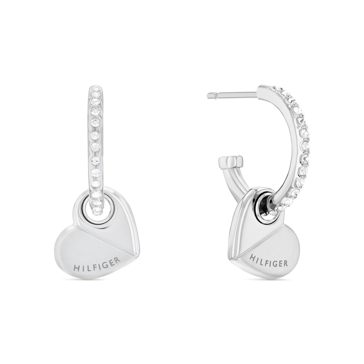 Tommy Hilfiger Jewels TJ2780882 Oorbellen Dames Staal Hart 2cm
Deze oorhangers van Tommy Hilfiger uit de jewelry serie met nr: TJ2780882 hebben een lieve uitstraling. De oorringen zijn volgezet met kristallen en hebben een harthanger met het Tommy logo erop. De lengte van de oorringen met bungelend hart is 2cm. Ook leuk te combineren met andere sieraden van Tommy Hilfiger.

Het merk:
Tommy Hilfiger is wereldwijd één van de grootste designer lifestyle merken en is internationaal bekend om haar classic American cool stijl. De sieraden zijn voor dames en heren met een eigen stijl, die niet bang zijn om dit aan de wereld te laten zien.

Specificaties:
- Oorringen met harthanger
- Staal
- Totale lengte 2cm
- Dames sieraad