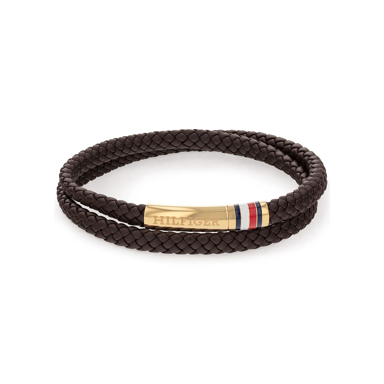 Tommy Hilfiger Jewels TJ2790551 Armband Heren Leer 19cm
Deze armband van Tommy Hilfiger uit de jewelry serie met nr: TJ2790551 is een opvallend model. De bruine gevlochten leren heren armband is extra lang en wordt dan ook dubbel om de pols gedragen. De armband sluit met een goudkleurige magneetsluiting met Tommy logo en heeft een totale lengte van 38cm. Ook leuk te combineren met andere sieraden van Tommy Hilfiger.

Het merk:
Tommy Hilfiger is wereldwijd één van de grootste designer lifestyle merken en is internationaal bekend om haar classic American cool stijl. De sieraden zijn voor dames en heren met een eigen stijl, die niet bang zijn om dit aan de wereld te laten zien.

Specificaties:
- Leren armband
- Bruin gevlochten
- Totale lengte 38cm
- Heren sieraad
