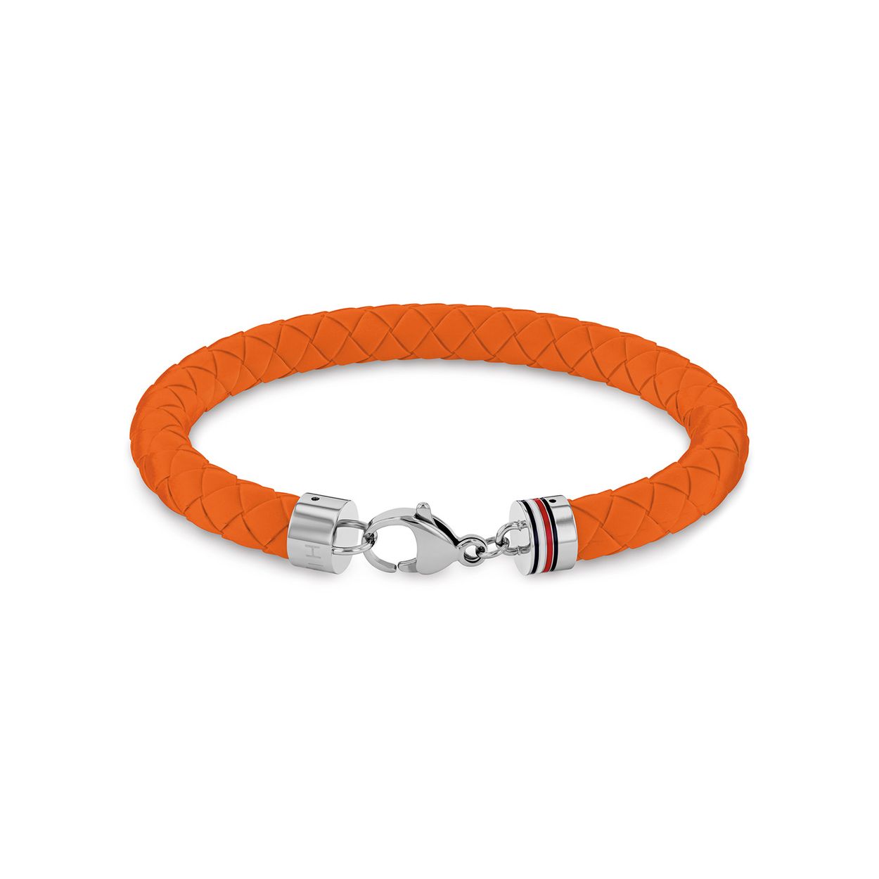 Tommy Hilfiger Jewels TJ2780557 Armband Heren Siliconen Oranje 
Deze armband van Tommy Hilfiger uit de jewelry serie met nr: TJ2780557 heeft een frisse uitstraling. De oranje gevlochten ronde armband is gemaakt van siliconen en heeft een karabijnsluiting. Op de herenarmband is het Tommy logo in kleur afgebeeld. De lengte van deze armband is 19cm. Ook leuk te combineren met andere sieraden van Tommy Hilfiger.

Het merk:
Tommy Hilfiger is wereldwijd Ã©Ã©n van de grootste designer lifestyle merken en is internationaal bekend om haar classic American cool stijl. De sieraden zijn voor dames en heren met een eigen stijl, die niet bang zijn om dit aan de wereld te laten zien.

Specificaties:
- Siliconen armband
- Oranje gevlochten
- Totale lengte 19cm
- Heren sieraad